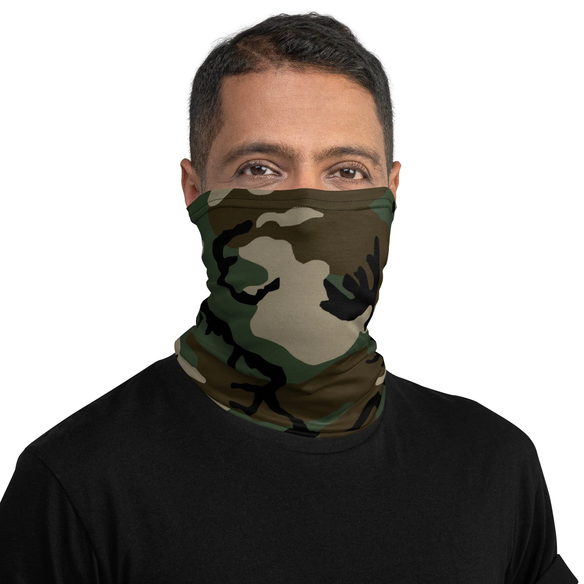 American M81 Woodland CAMO Neck Gaiter - Image 3