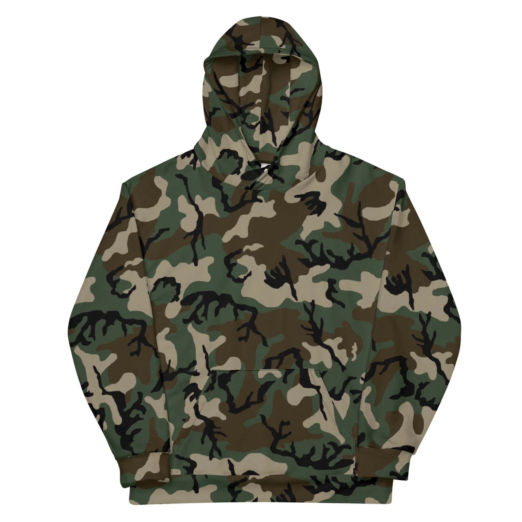 American M81 Woodland CAMO Unisex Hoodie - Image 4