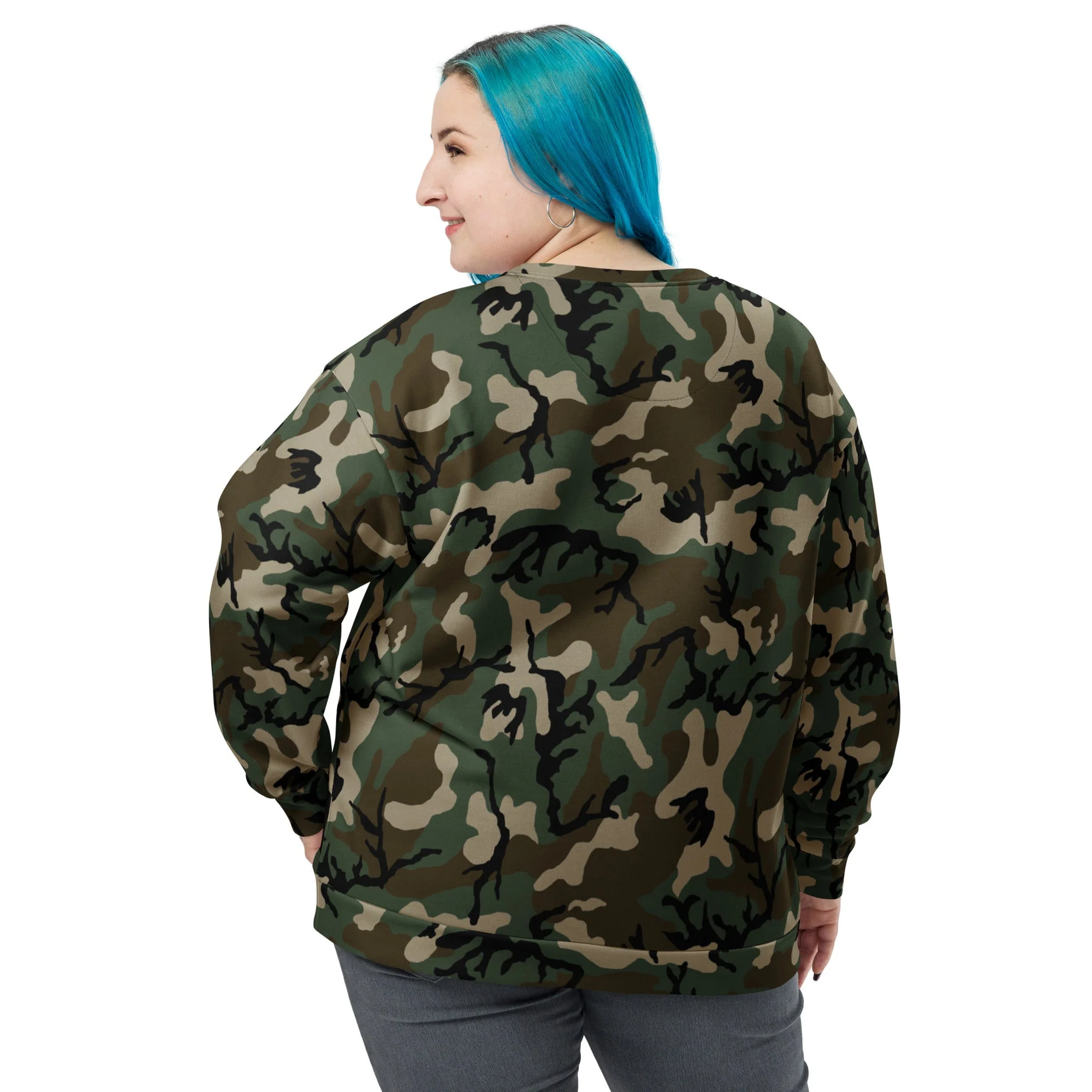 American M81 Woodland CAMO Unisex Sweatshirt - Image 12