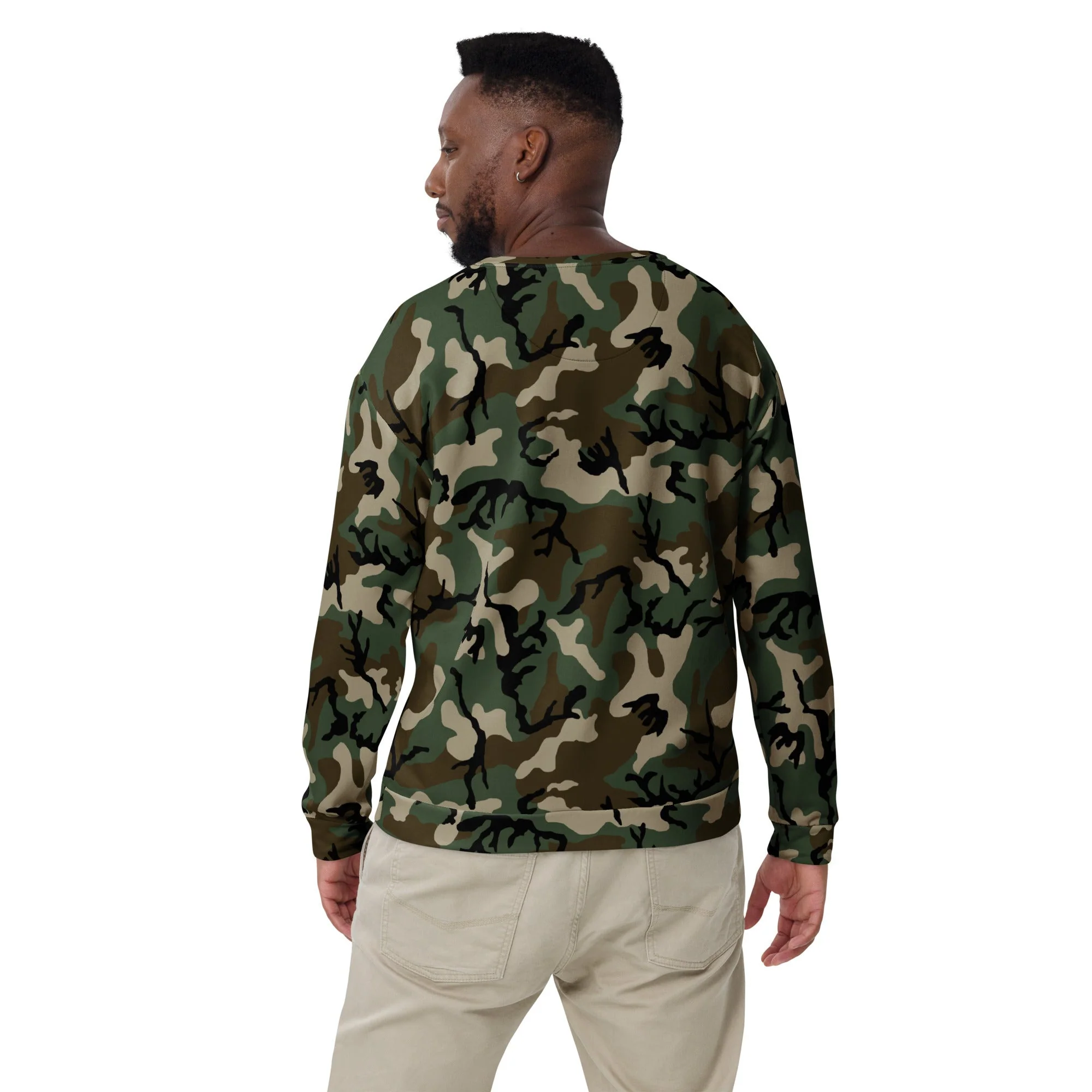 American M81 Woodland CAMO Unisex Sweatshirt - Image 14