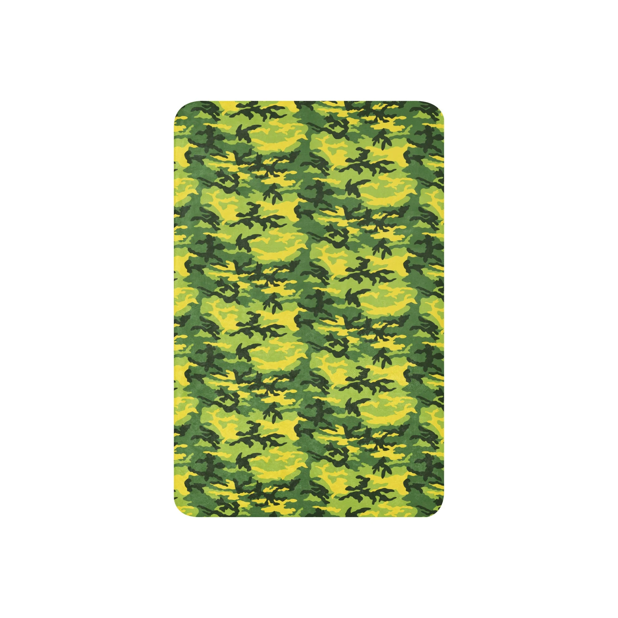 American M81 Yellow Jacket Safety CAMO Sherpa Blanket - Image 13