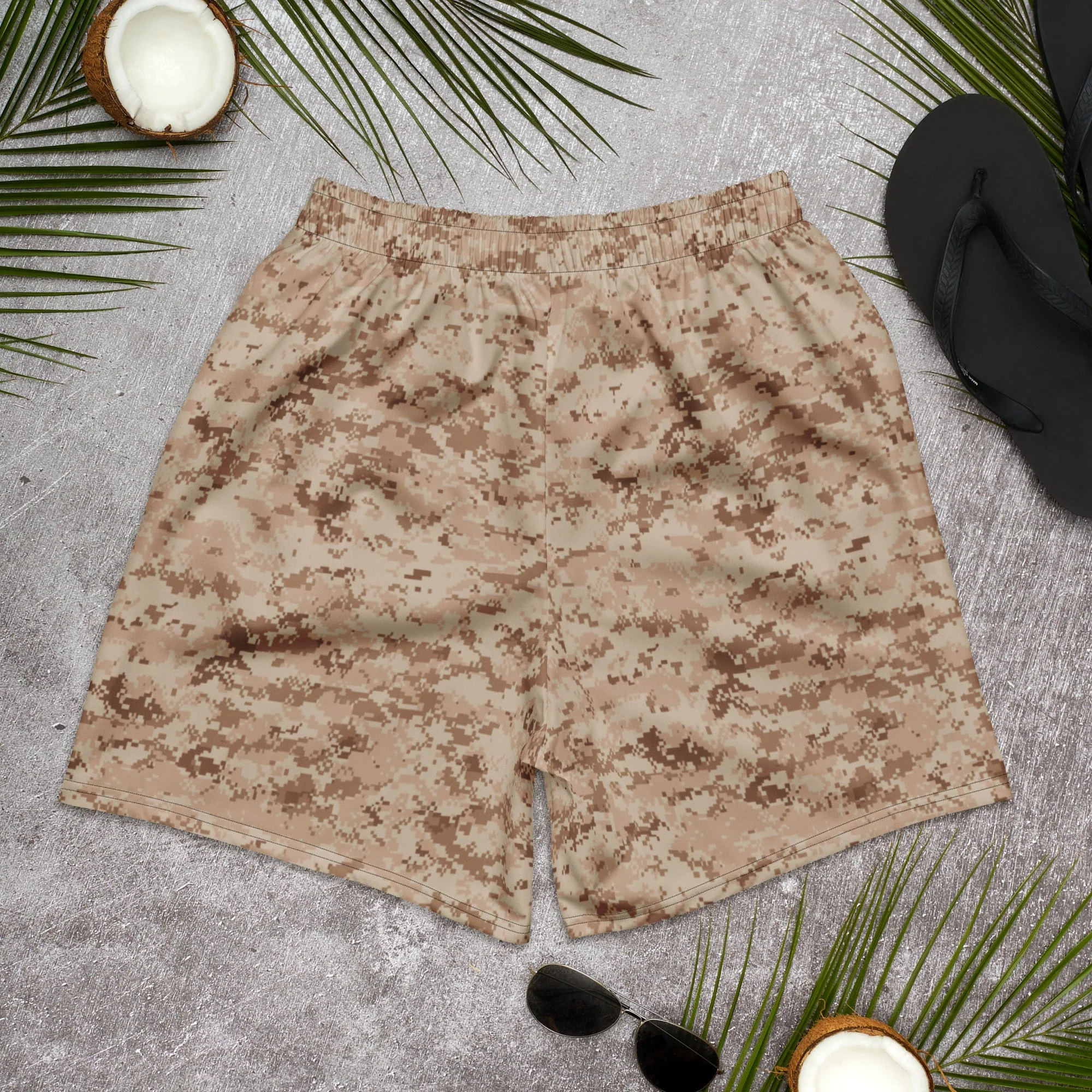 American Digital Desert CAMO Unisex Athletic Long Shorts - Image 5