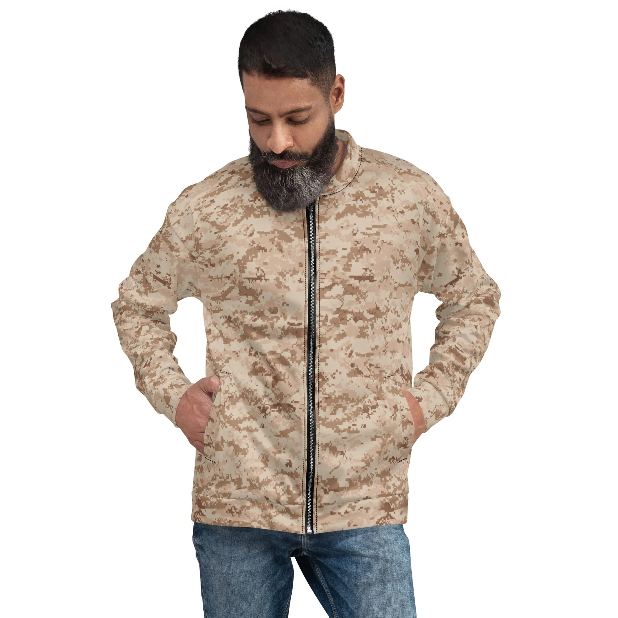 American Digital Desert CAMO Unisex Bomber Jacket