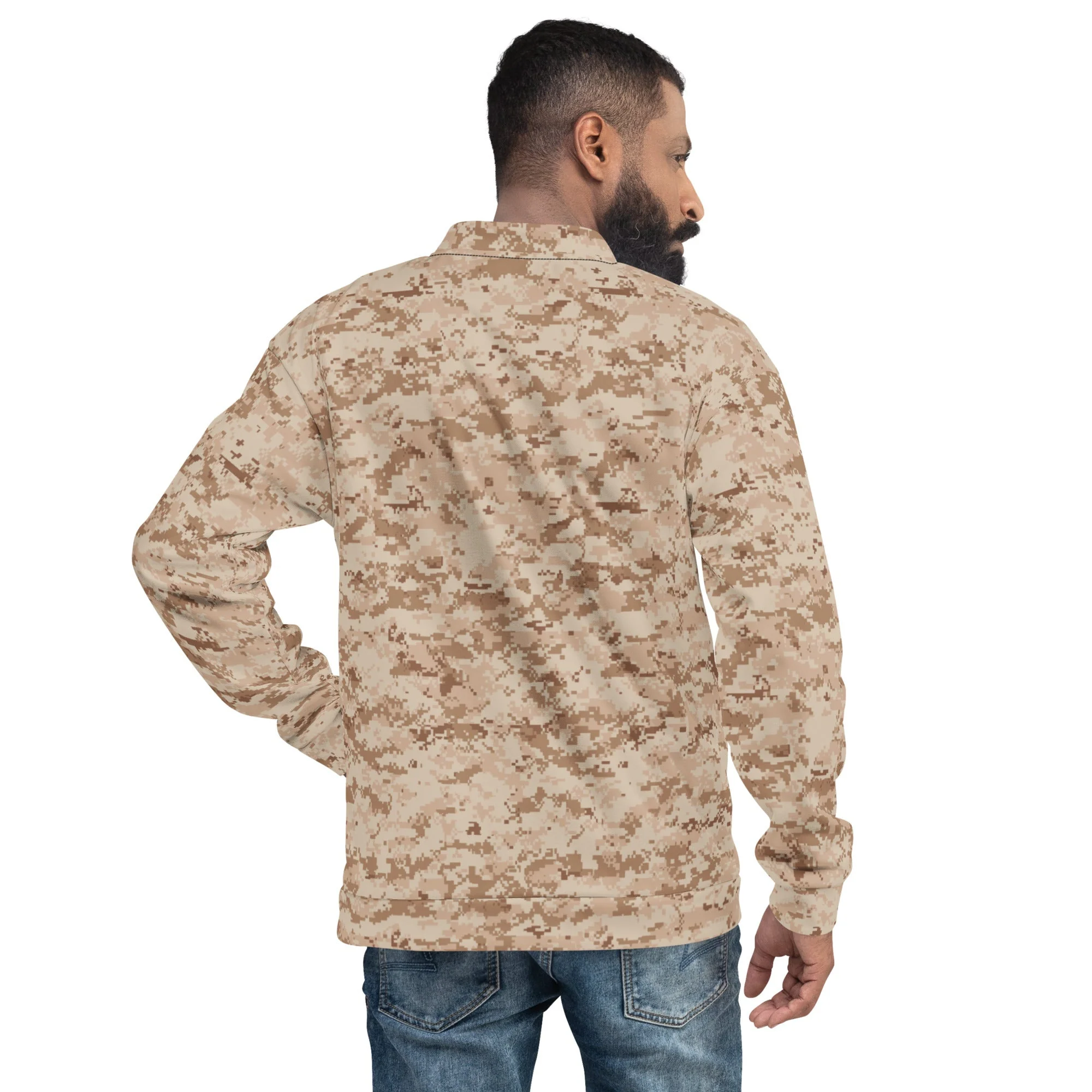 American Digital Desert CAMO Unisex Bomber Jacket - Image 2