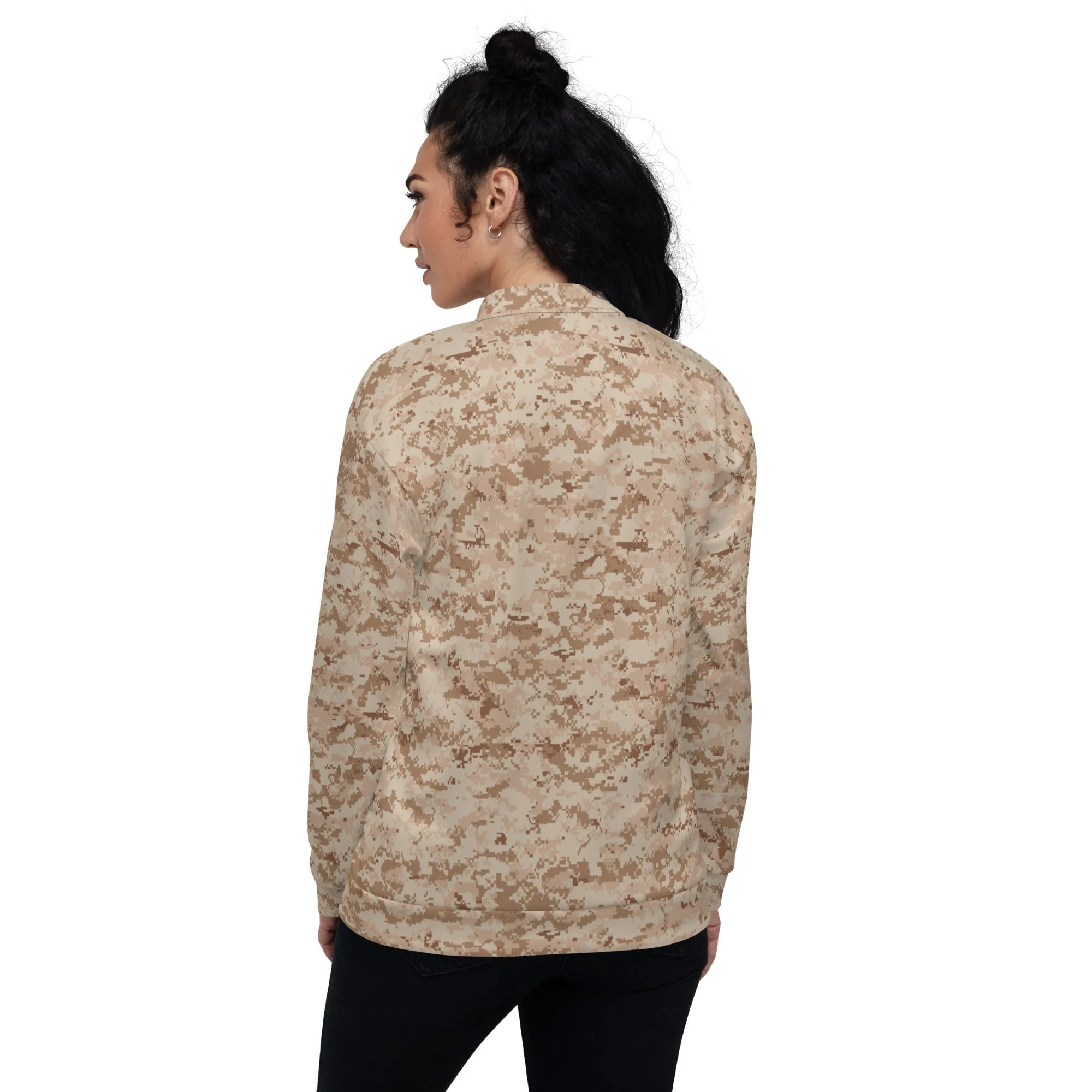 American Digital Desert CAMO Unisex Bomber Jacket - Image 5