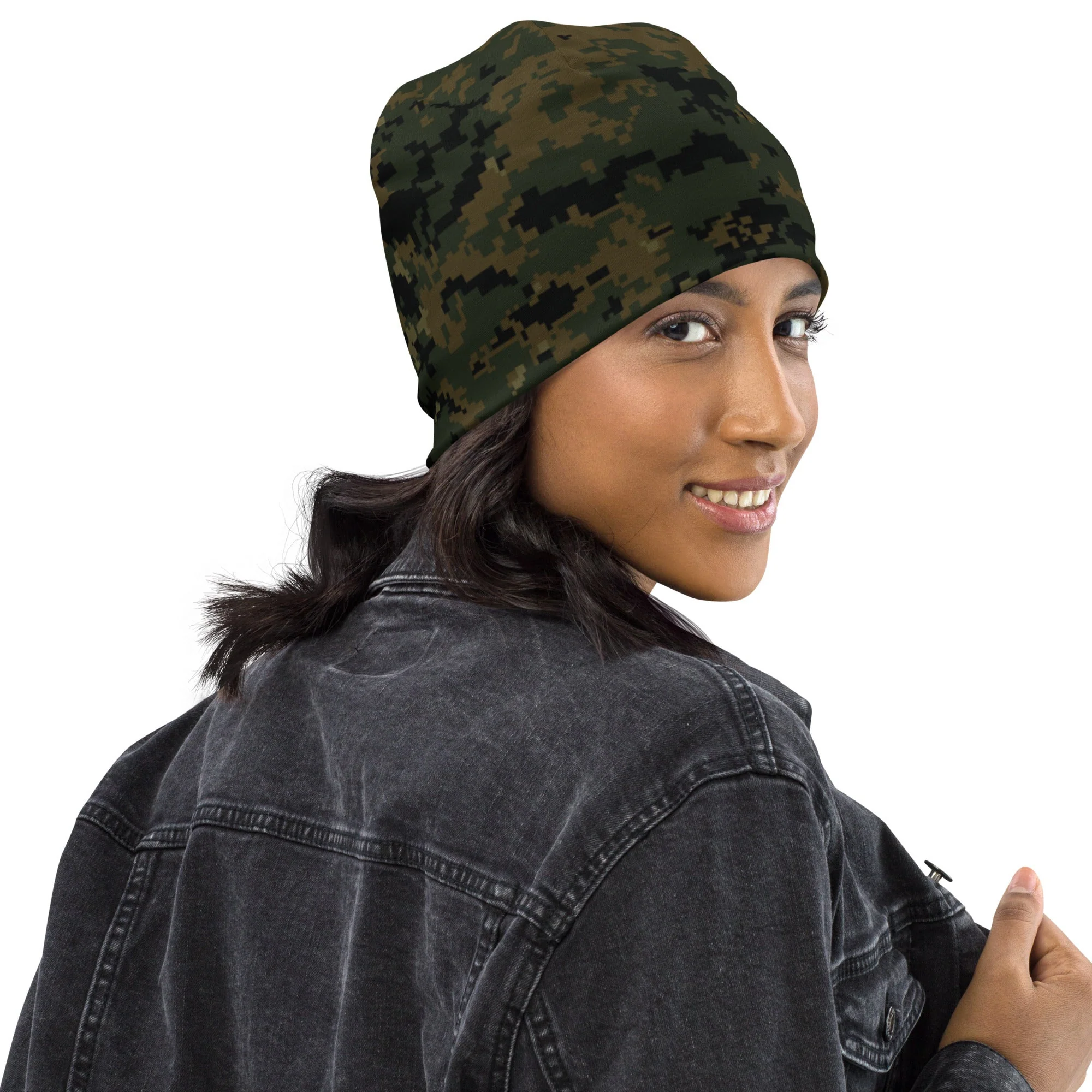 American Digital Woodland CAMO Beanie - Image 4