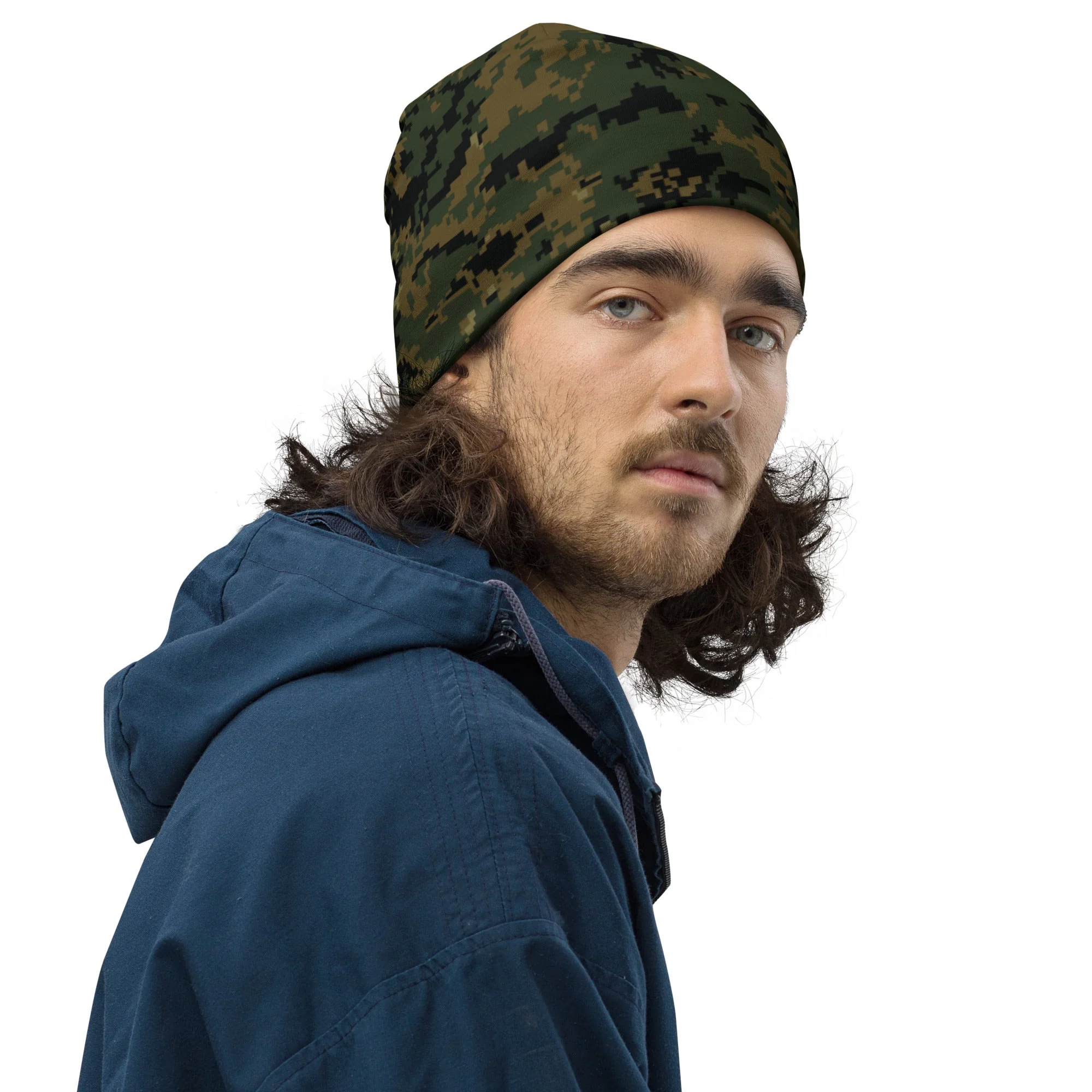 American Digital Woodland CAMO Beanie - Image 9