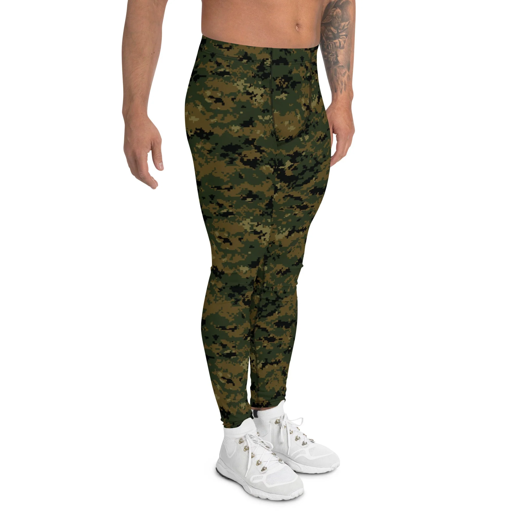 American Digital Woodland CAMO Mens Leggings - Image 3
