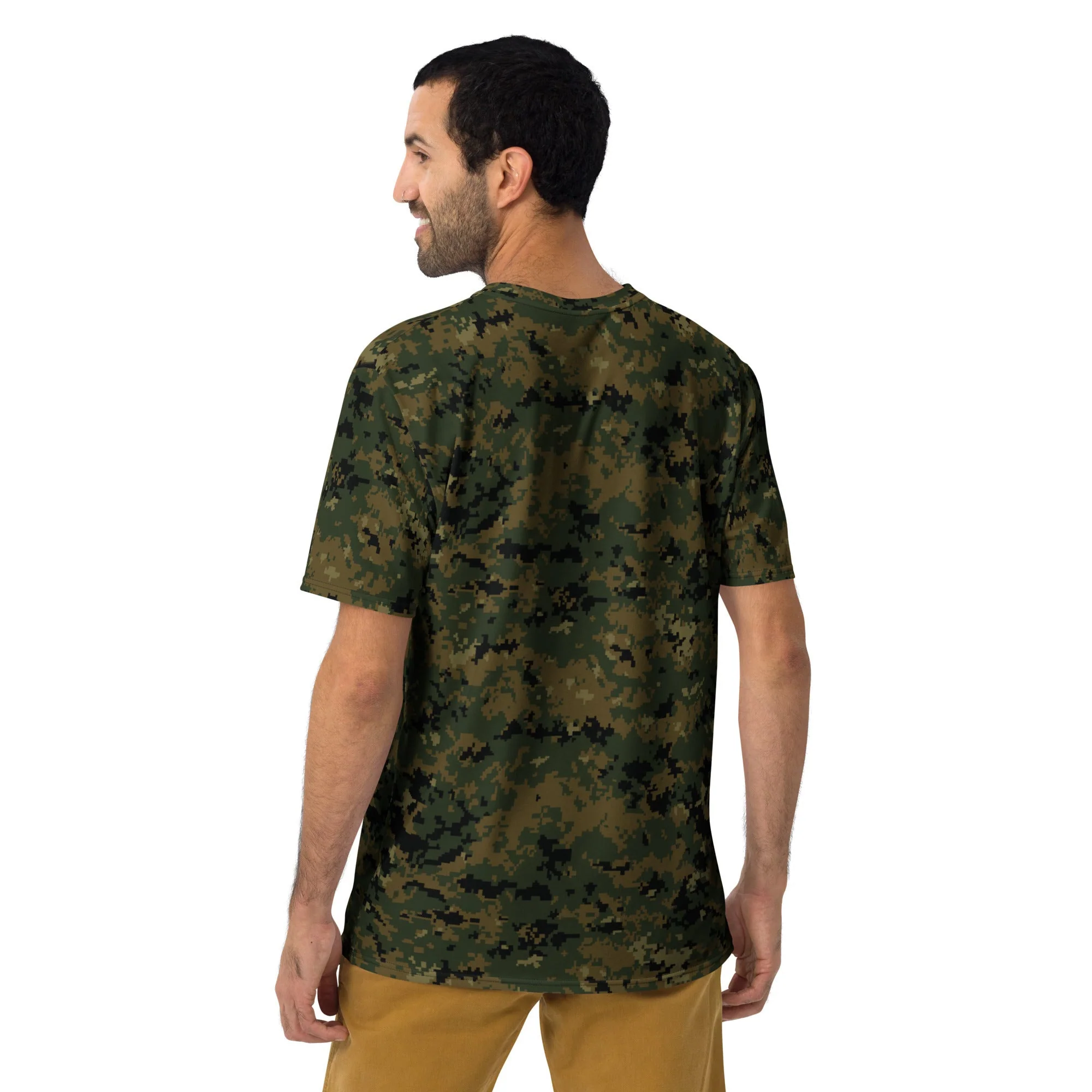American Digital Woodland CAMO Mens T-Shirt - Image 6