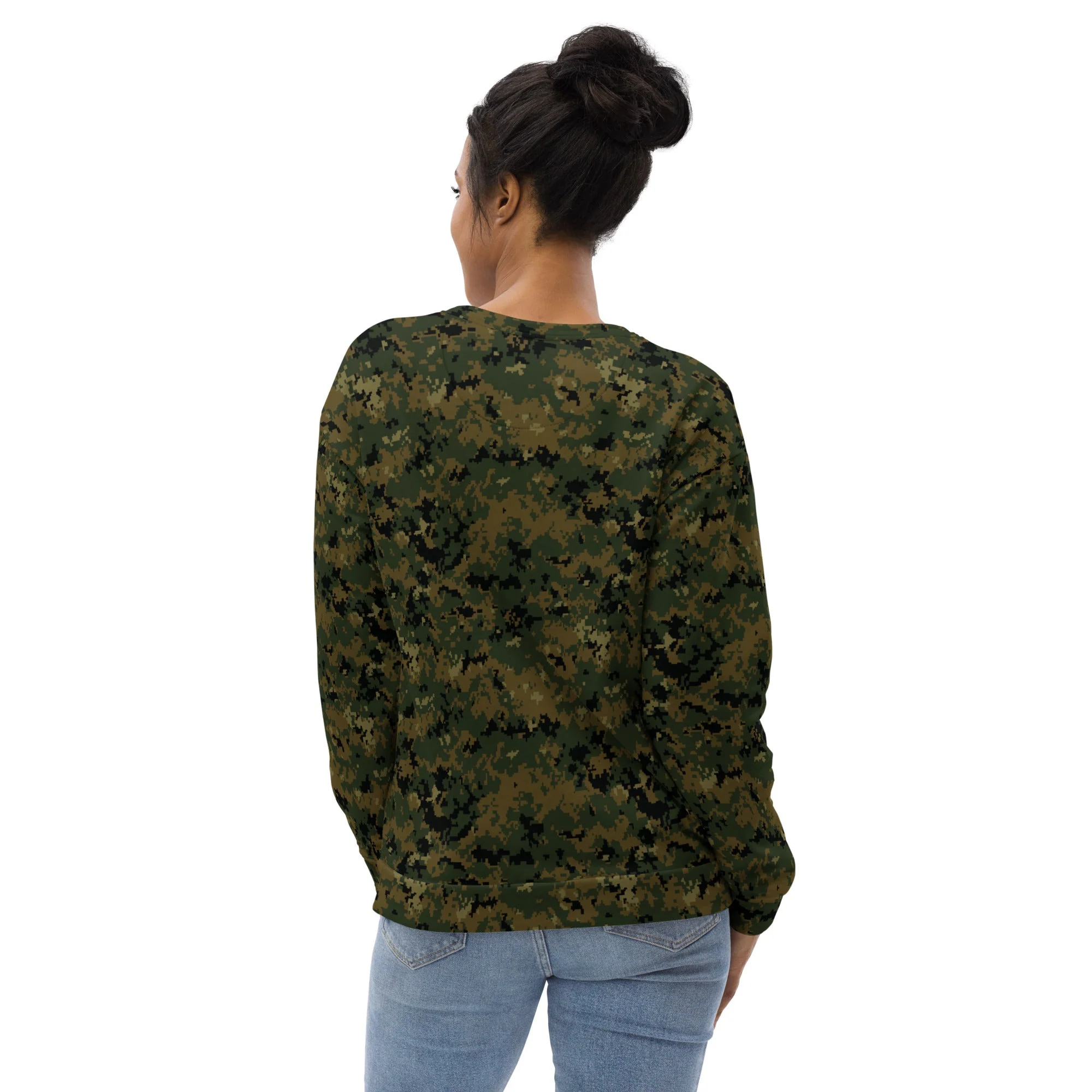 American Digital Woodland CAMO Unisex Sweatshirt - Image 13