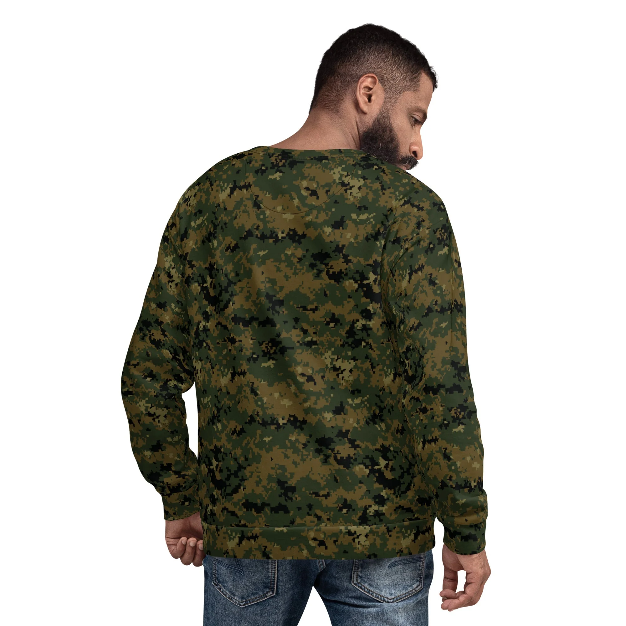 American Digital Woodland CAMO Unisex Sweatshirt - Image 15
