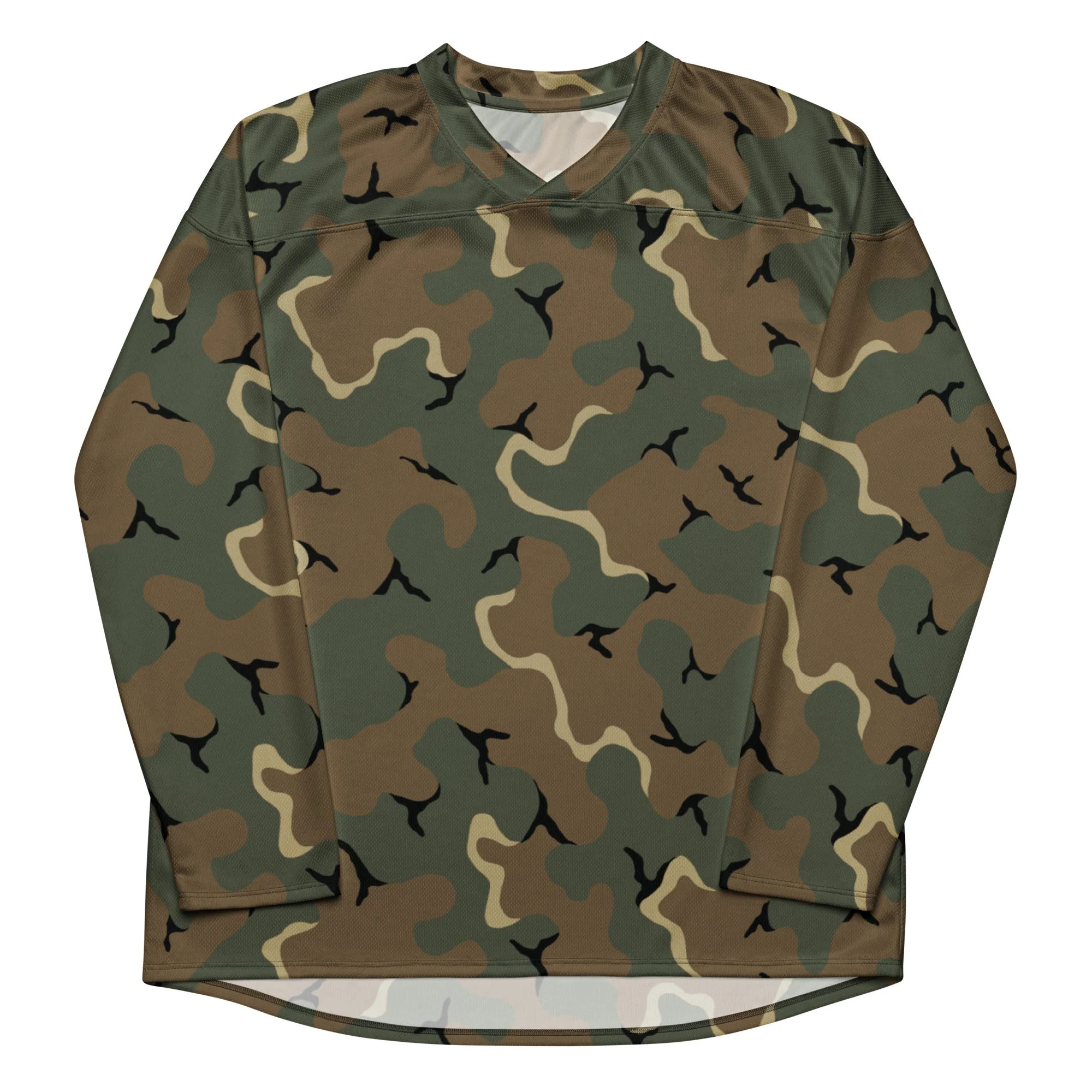American MERDC Vehicle Woodland CAMO Unisex Hockey Fan Jersey - Image 11