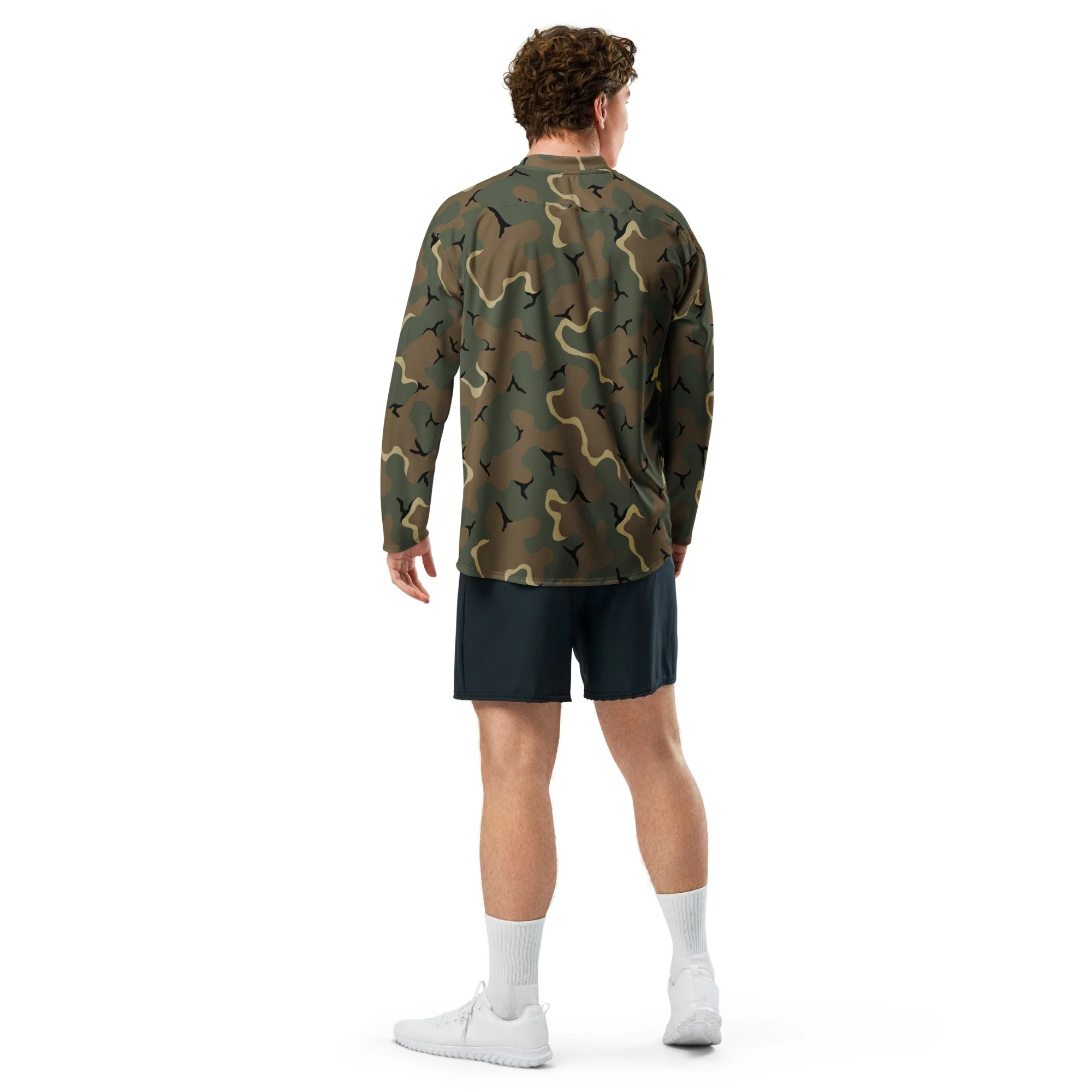 American MERDC Vehicle Woodland CAMO Unisex Hockey Fan Jersey - Image 14