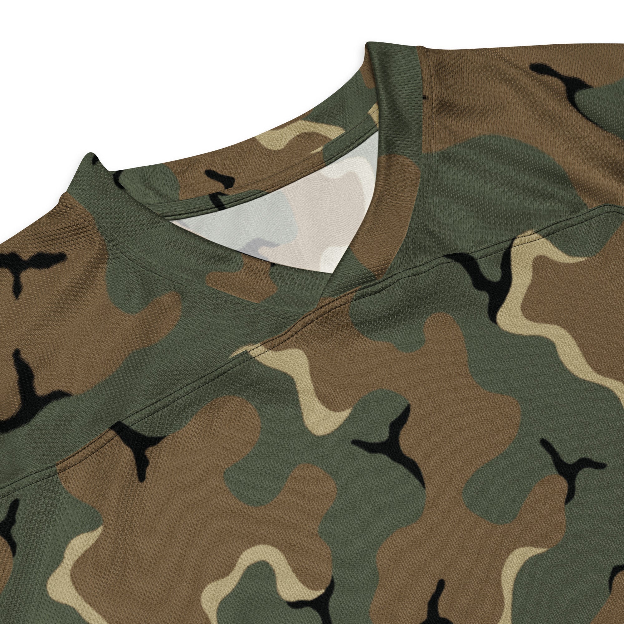 American MERDC Vehicle Woodland CAMO Unisex Hockey Fan Jersey - Image 9