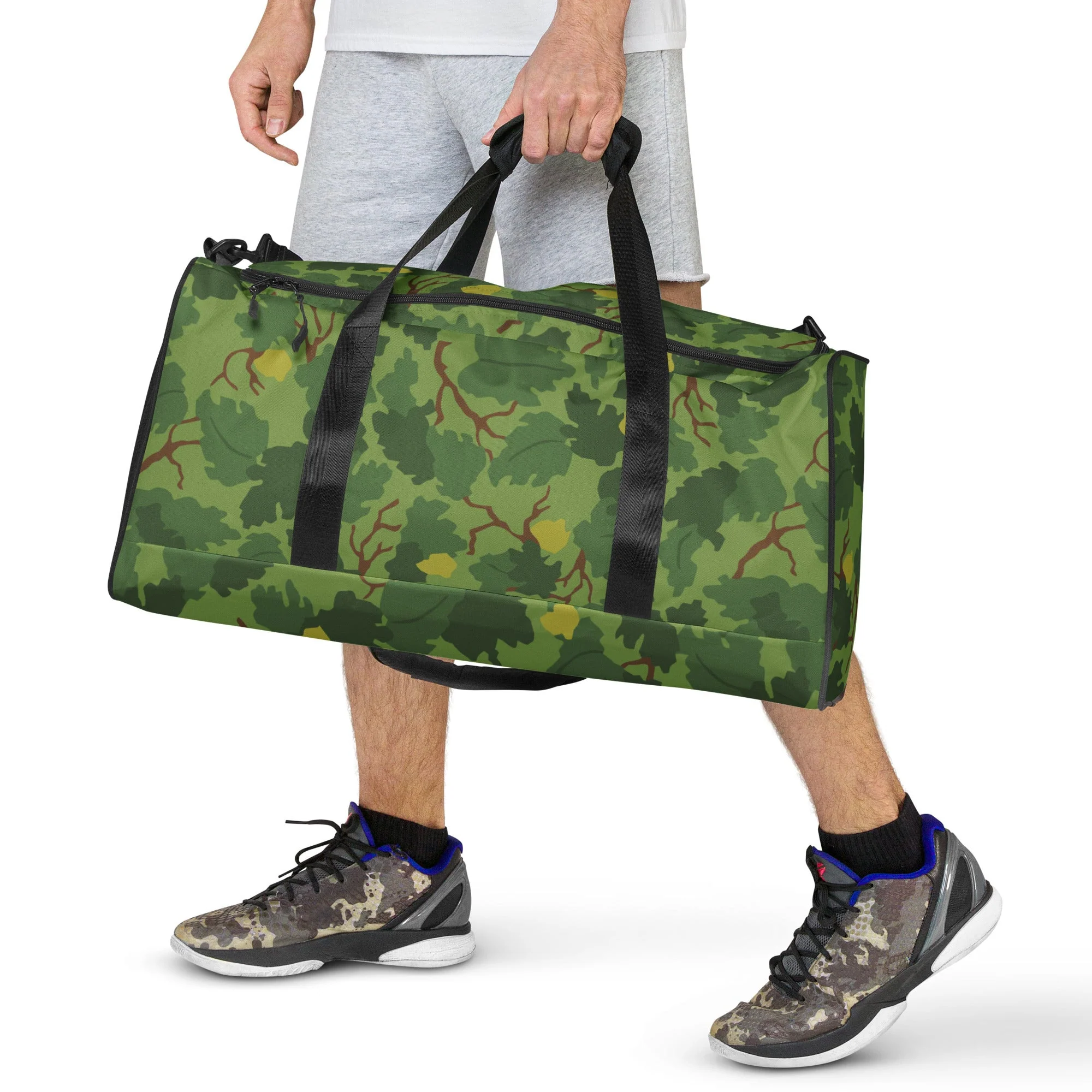 American Mitchell Wine Leaf Green CAMO Duffle Bag - Image 10