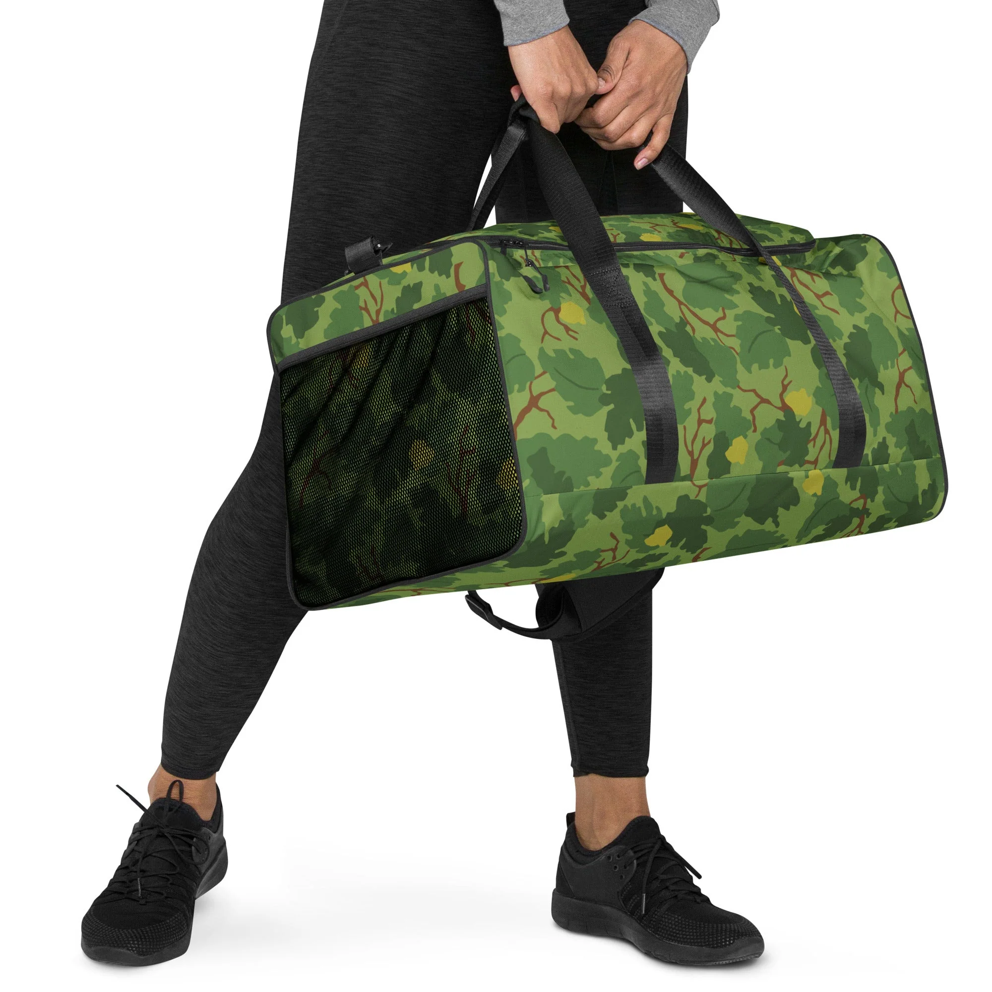 American Mitchell Wine Leaf Green CAMO Duffle Bag - Image 8