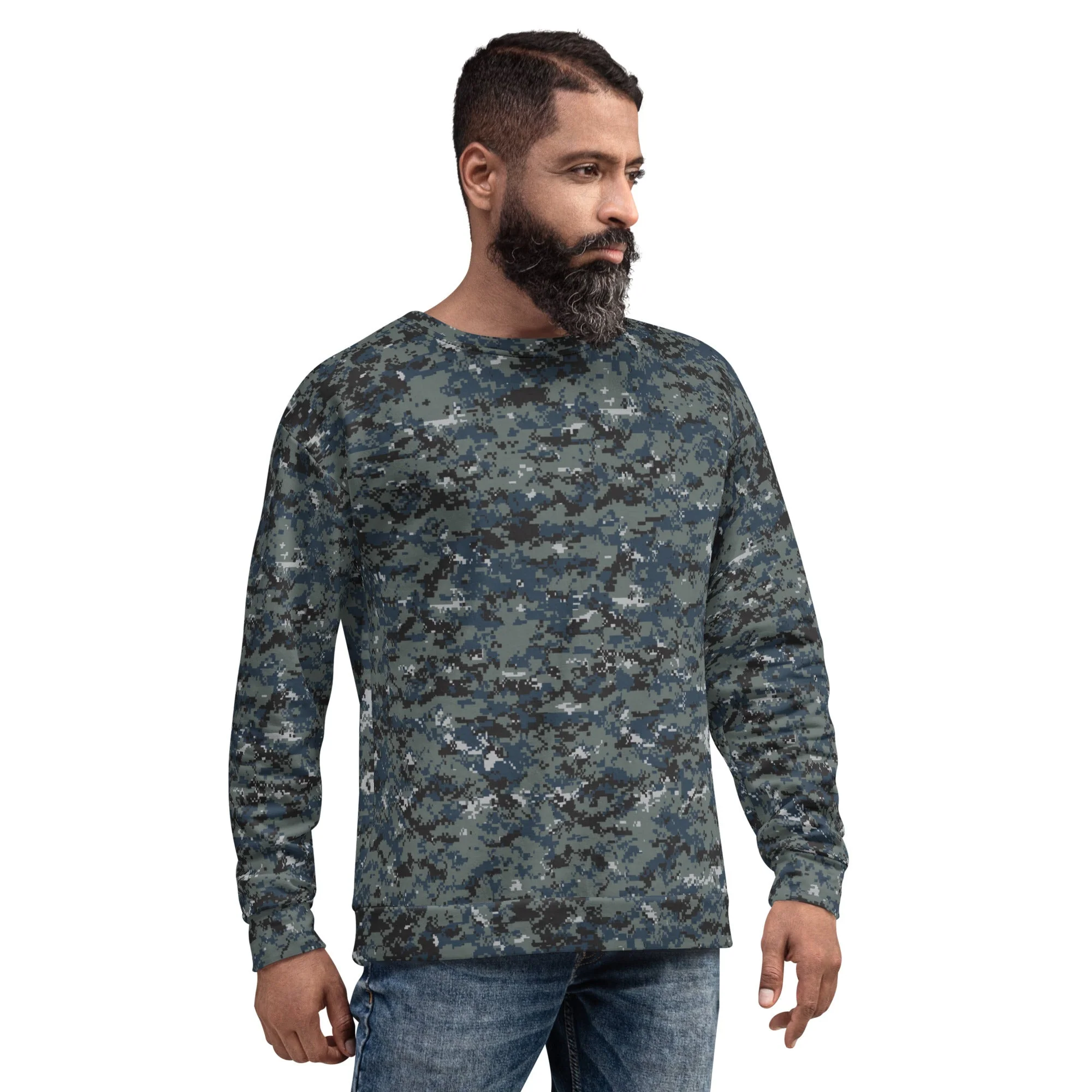 American Digital Blueberry CAMO Unisex Sweatshirt - Image 9