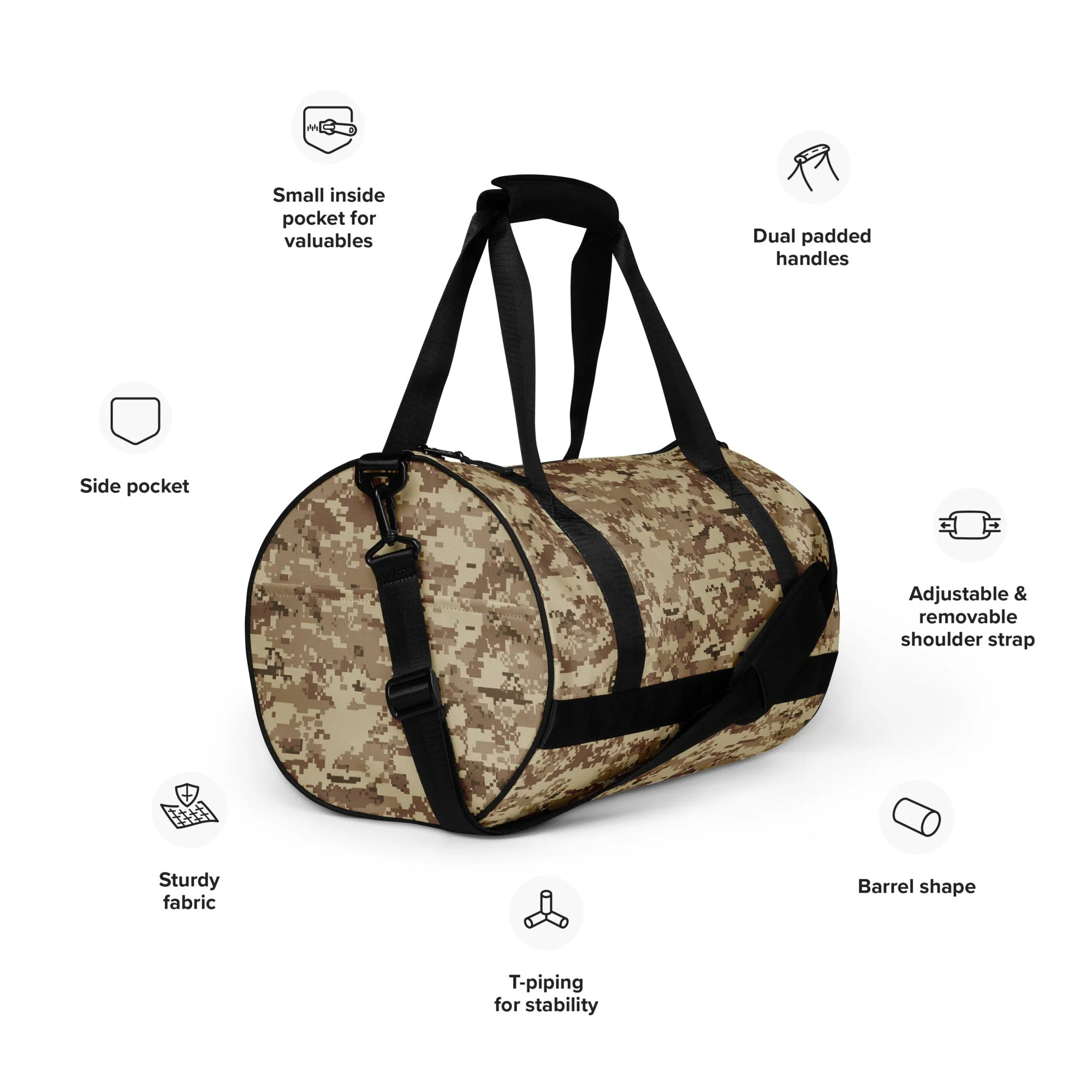 American Digital AOR-1 CAMO Gym Bag - Image 2