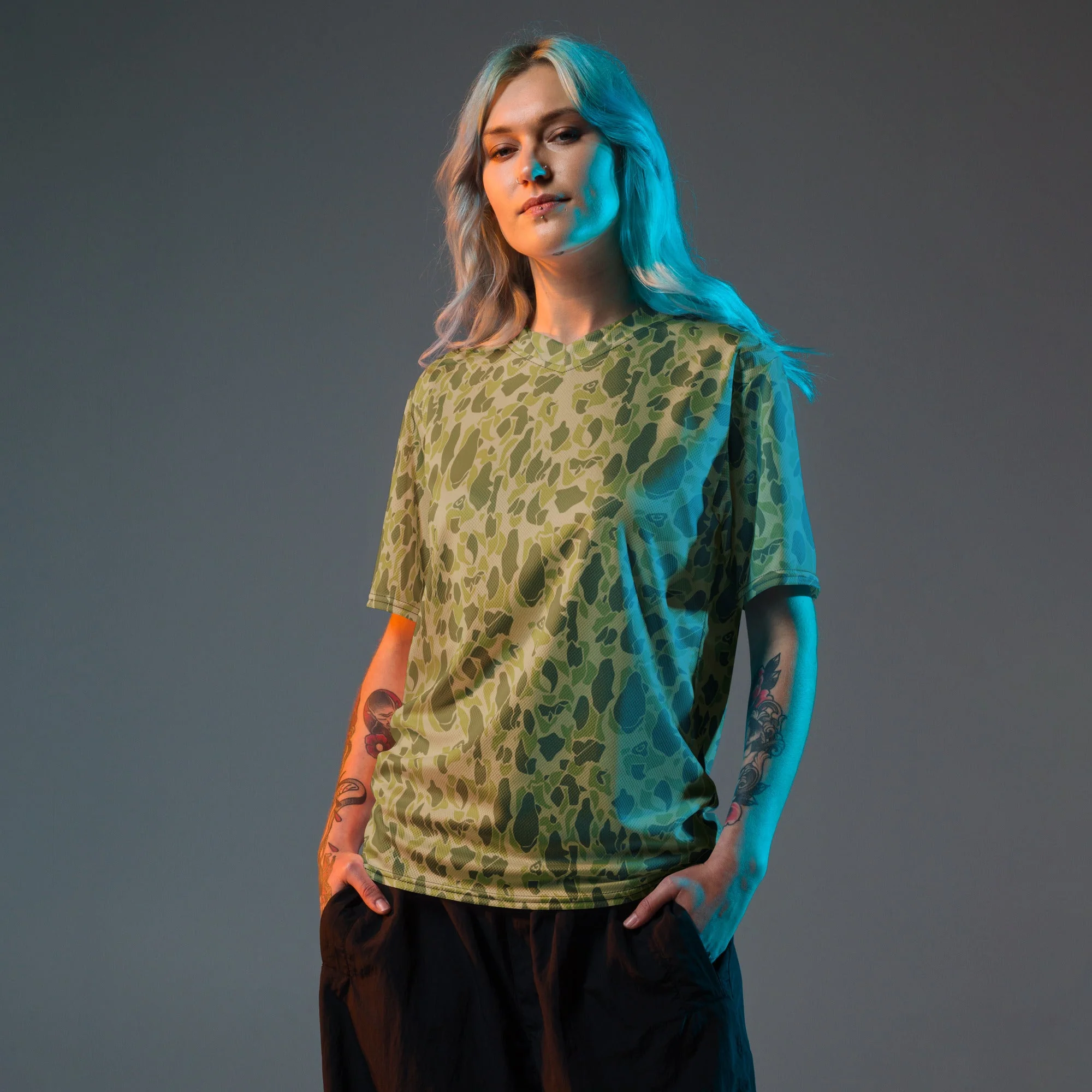 American Parachute CAMO Unisex Sports Jersey - Image 8