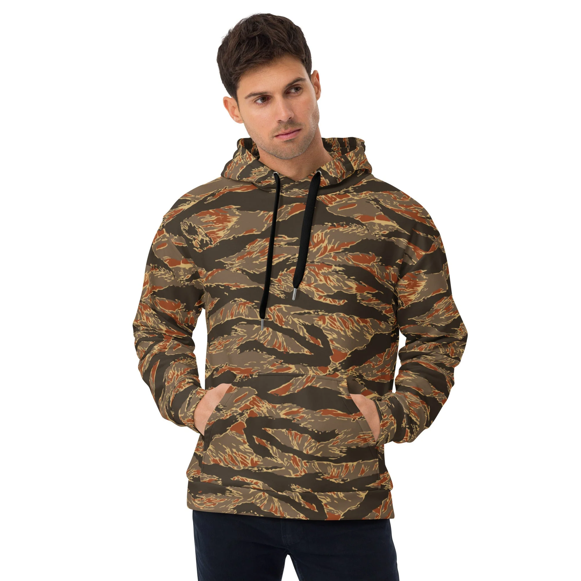 American Tiger Stripe Autumn CAMO Unisex Hoodie
