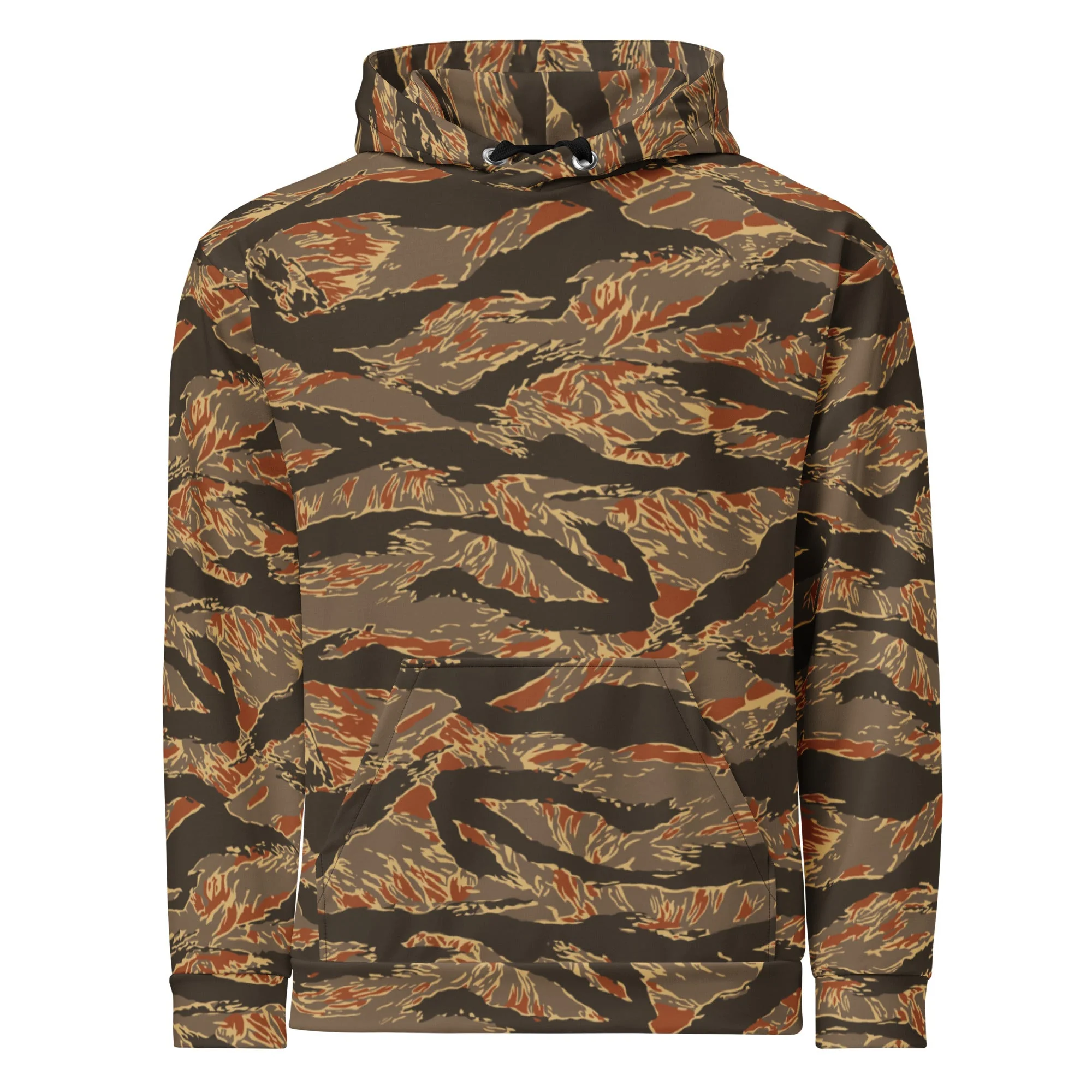 American Tiger Stripe Autumn CAMO Unisex Hoodie - Image 6