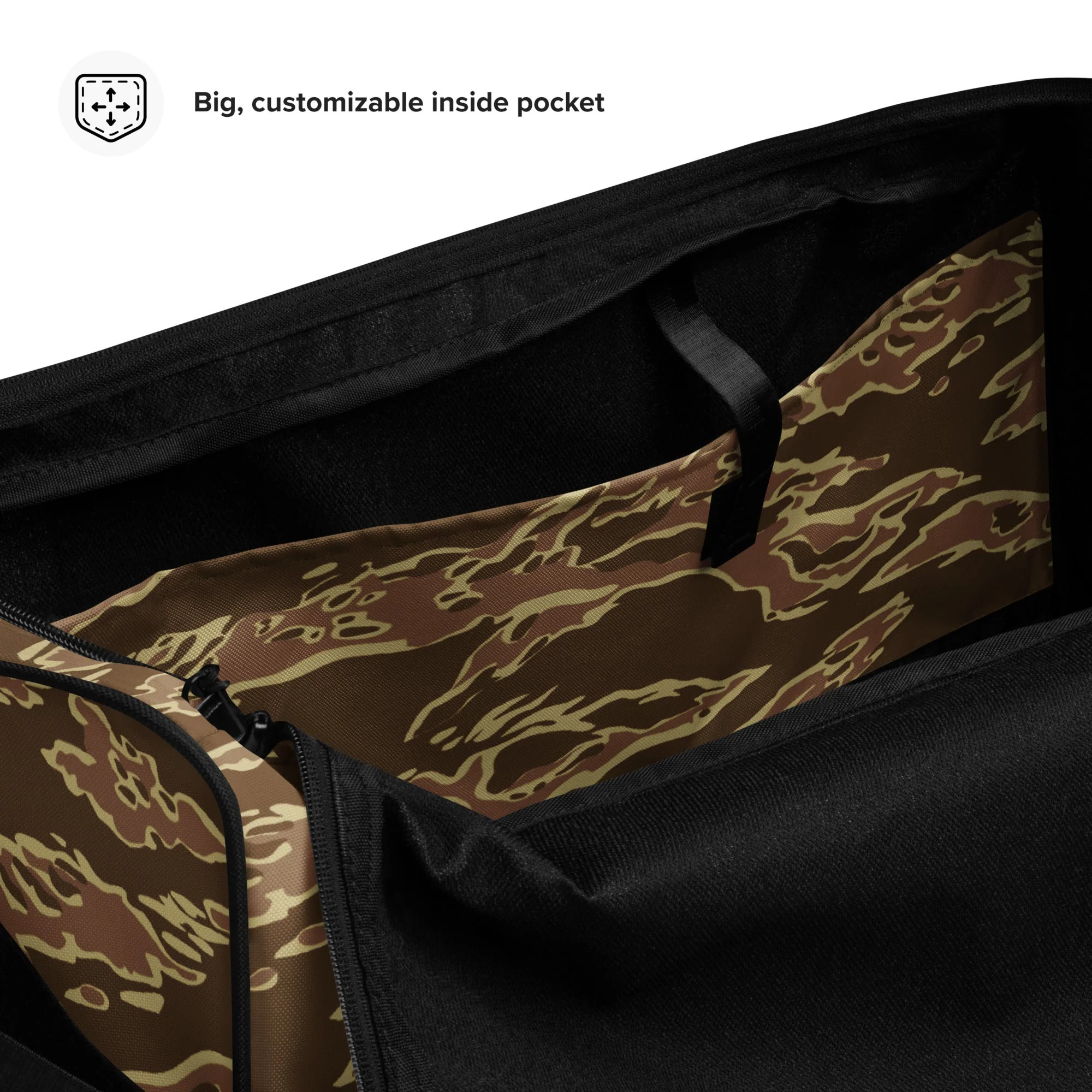 American Tiger Stripe Desert CAMO Duffle Bag - Image 7