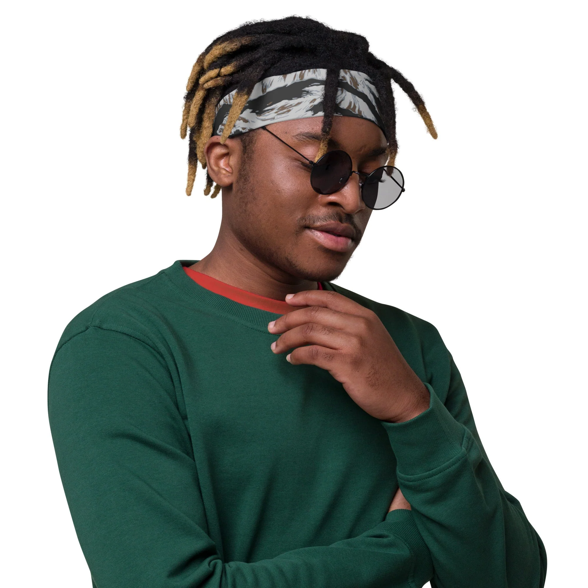 American Tiger Stripe Frostbite CAMO Headband - Image 7