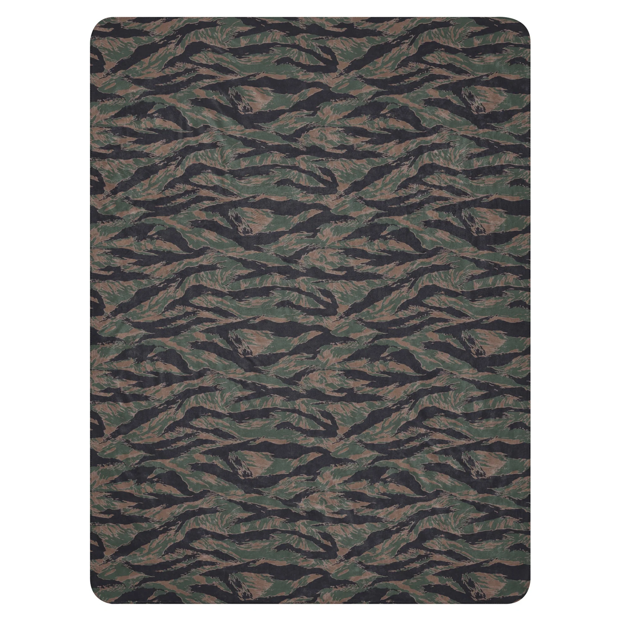 American Tiger Stripe MARPAT Woodland CAMO Sherpa Blanket - Image 16