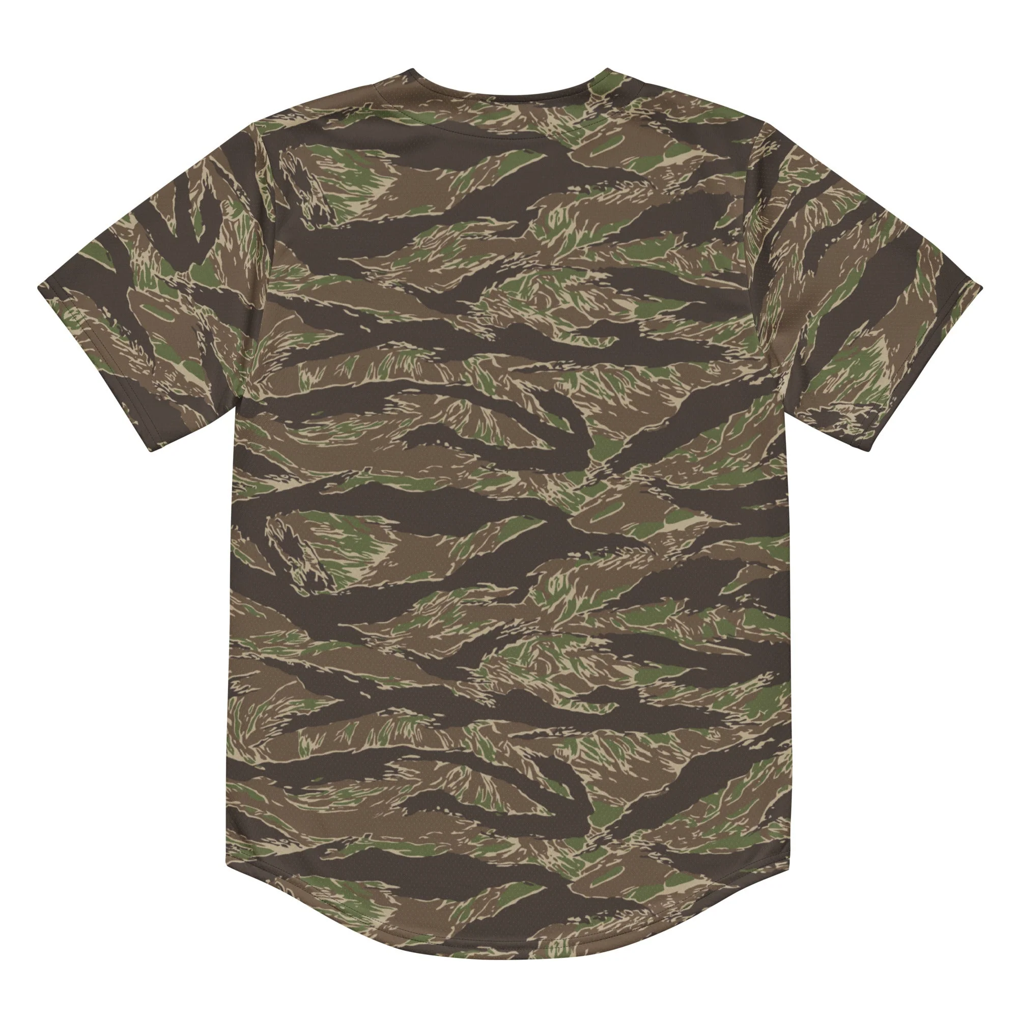 American Tiger Stripe Multi-terrain CAMO Unisex Baseball Jersey - Image 13