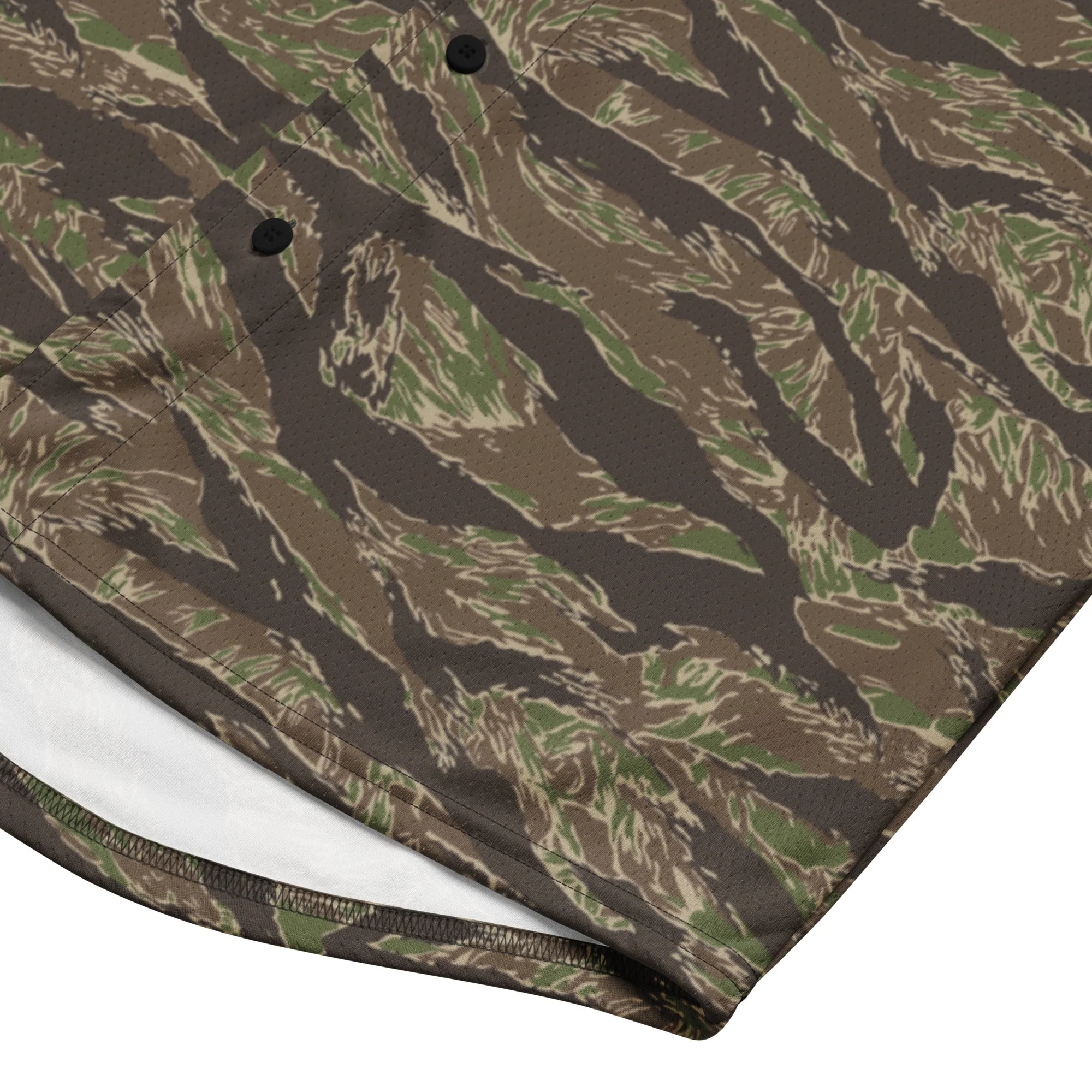 American Tiger Stripe Multi-terrain CAMO Unisex Baseball Jersey - Image 11