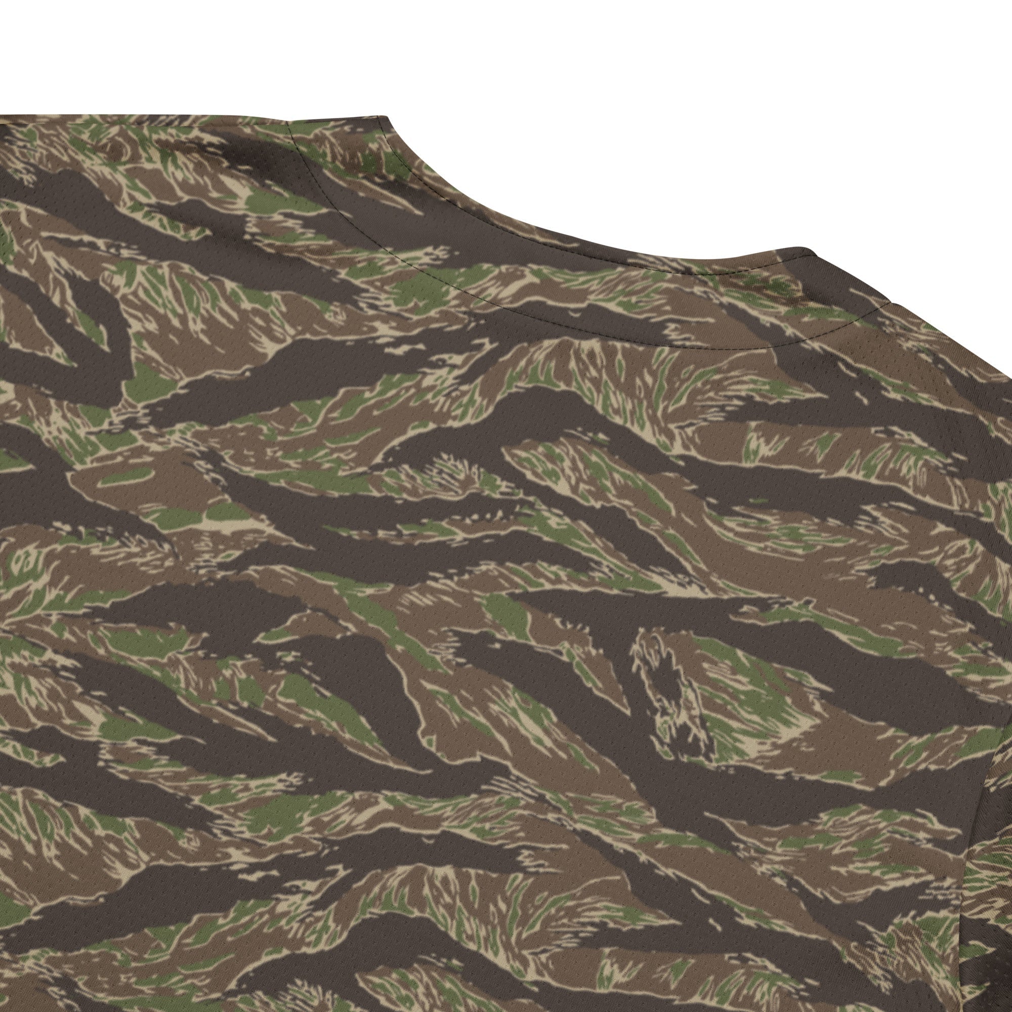 American Tiger Stripe Multi-terrain CAMO Unisex Baseball Jersey - Image 5
