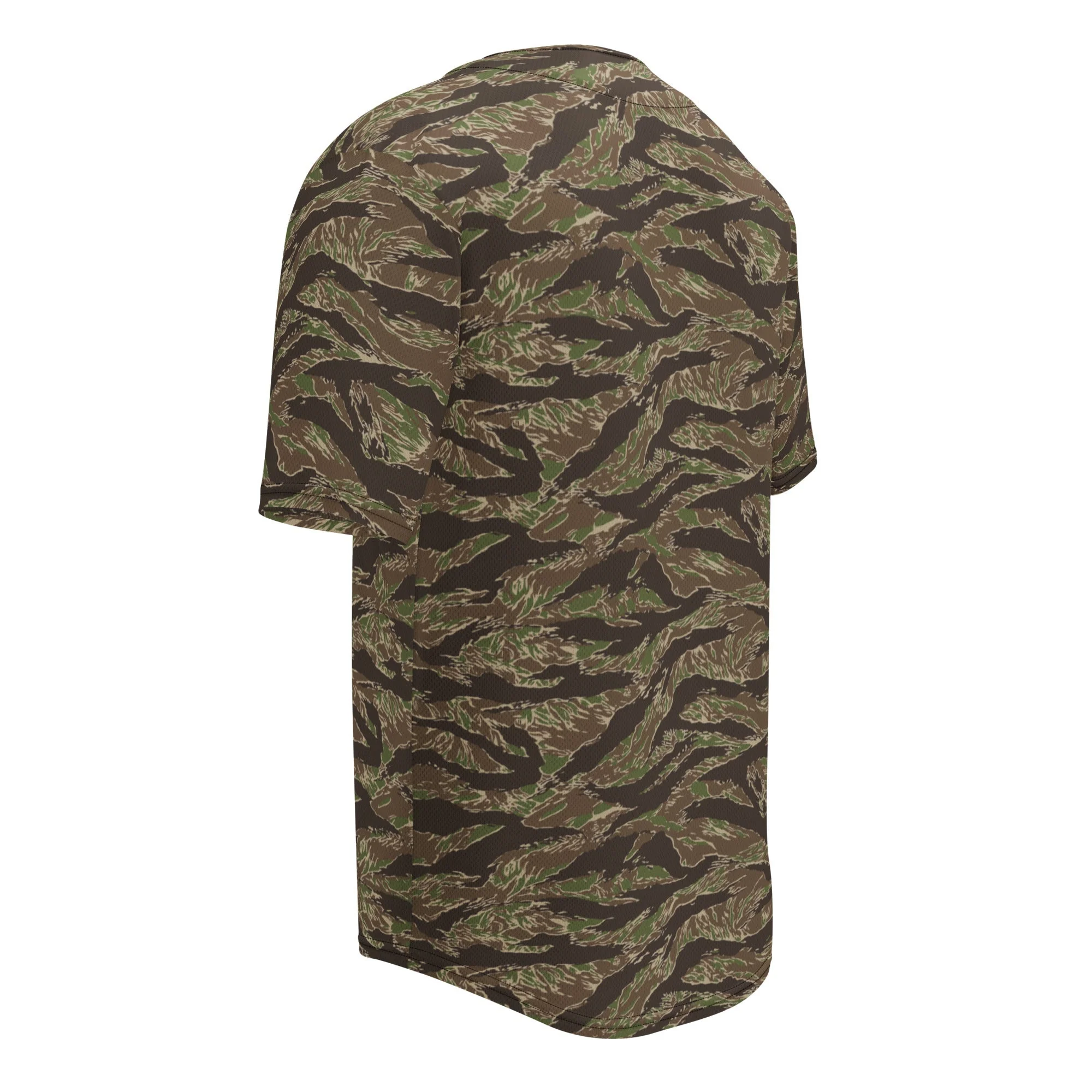 American Tiger Stripe Multi-terrain CAMO Unisex Baseball Jersey - Image 6