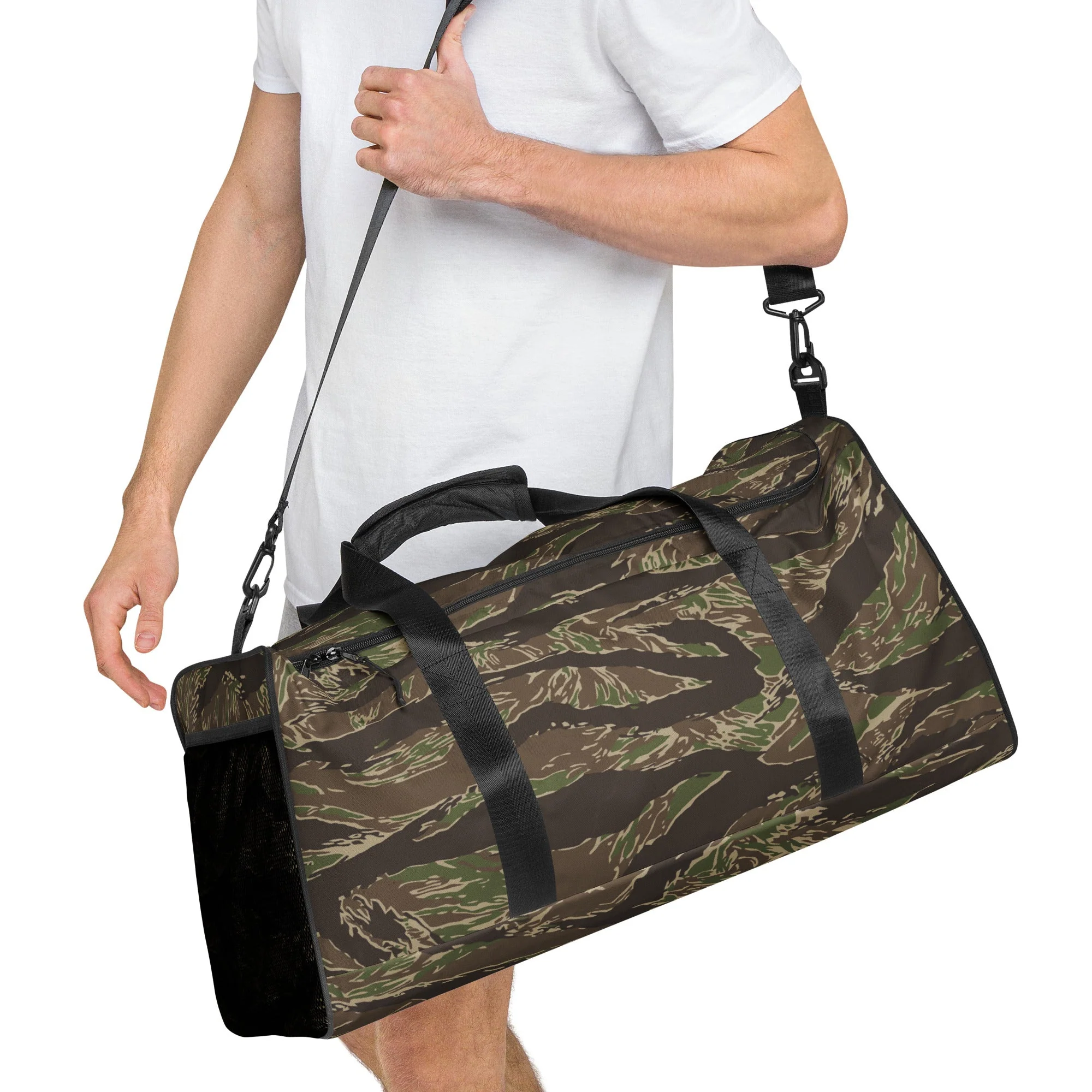American Tiger Stripe Multi-terrain CAMO Duffle Bag