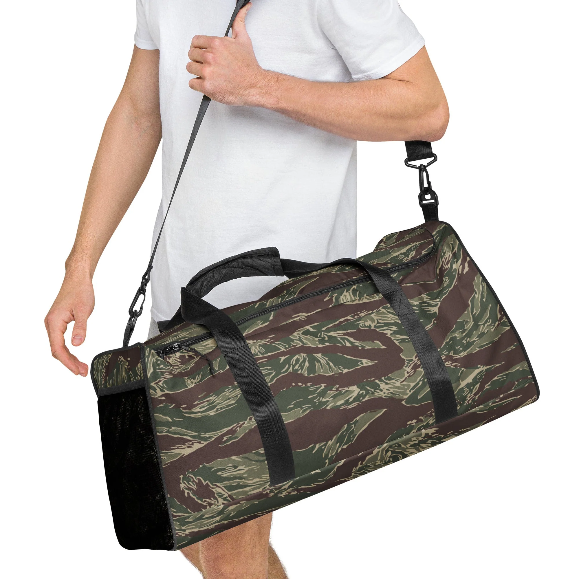 American Tiger Stripe Ridgeback CAMO Duffle Bag