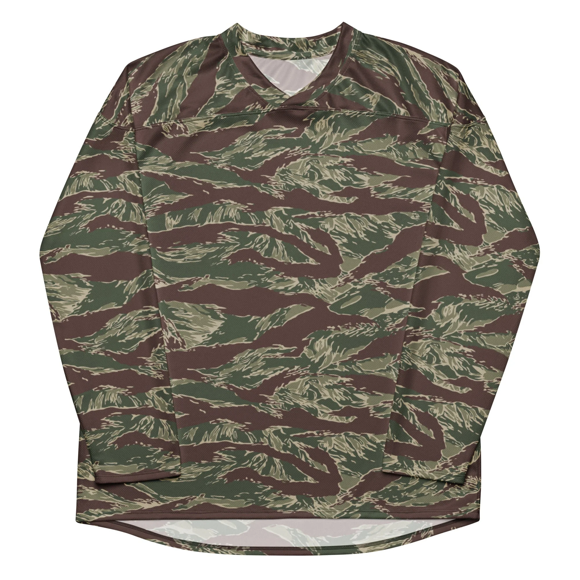 American Tiger Stripe Ridgeback CAMO Unisex Hockey Fan Jersey - Image 14