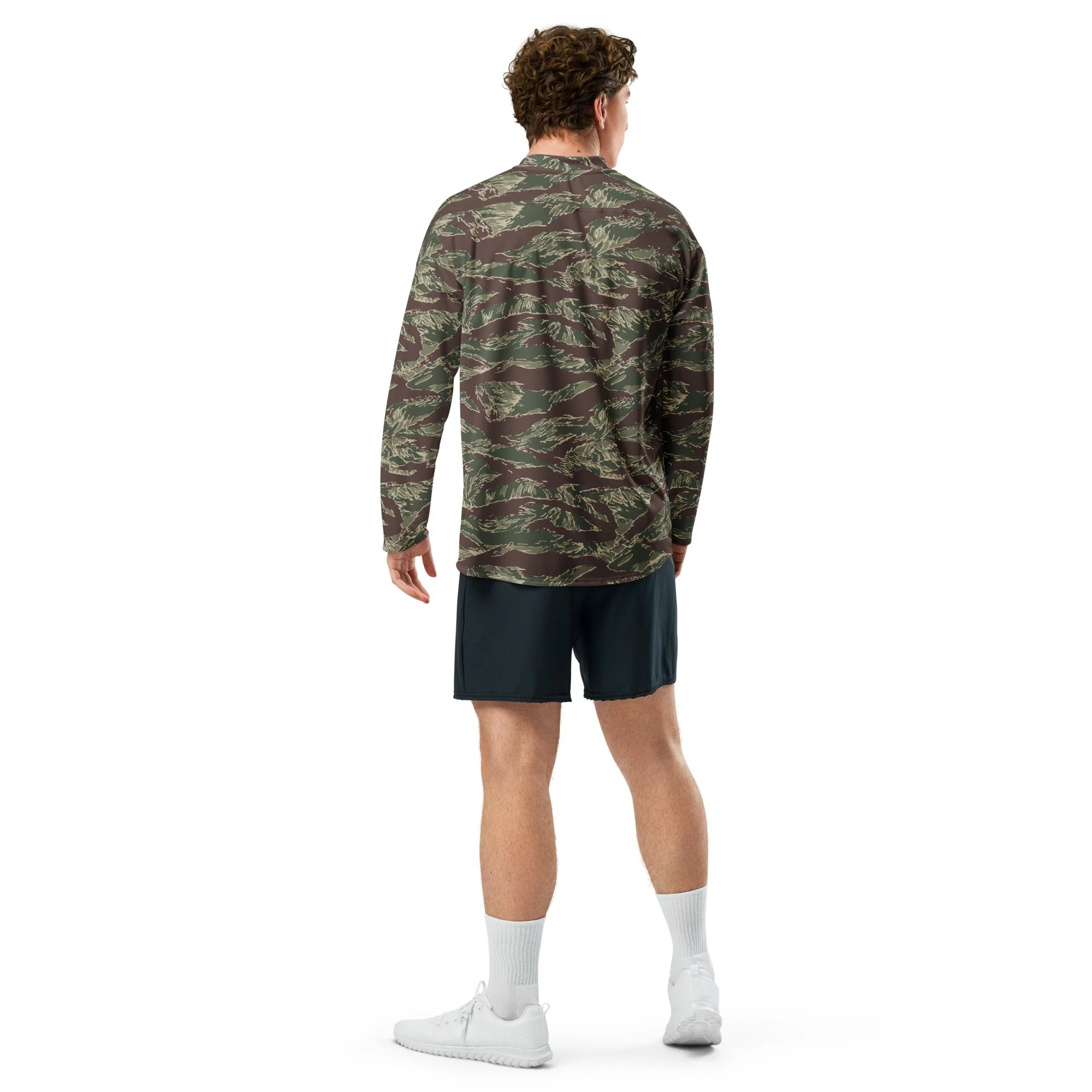 American Tiger Stripe Ridgeback CAMO Unisex Hockey Fan Jersey - Image 4