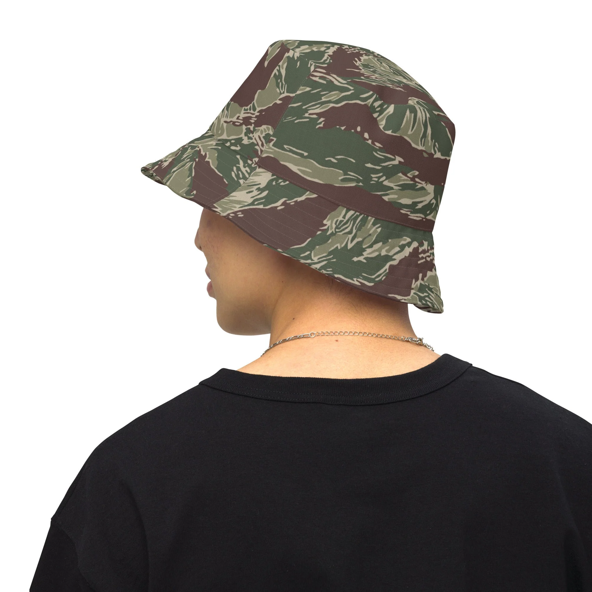 American Tiger Stripe Ridgeback CAMO Reversible Bucket Hat