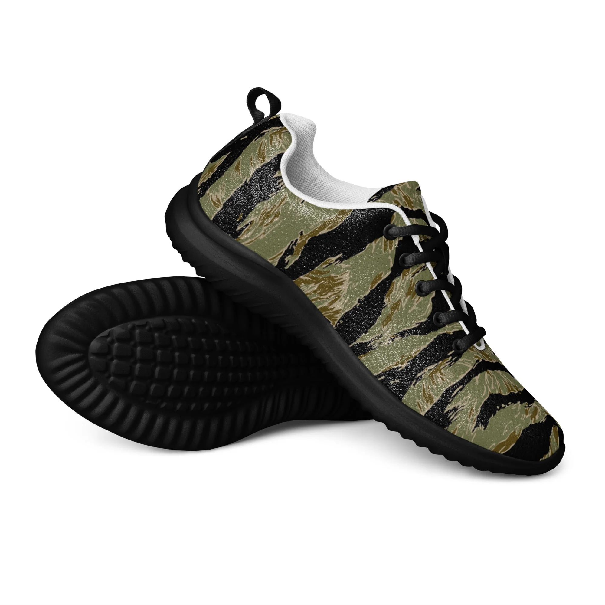 American Tiger Stripe Special Forces Advisor Sparse CAMO Mens Athletic Shoes