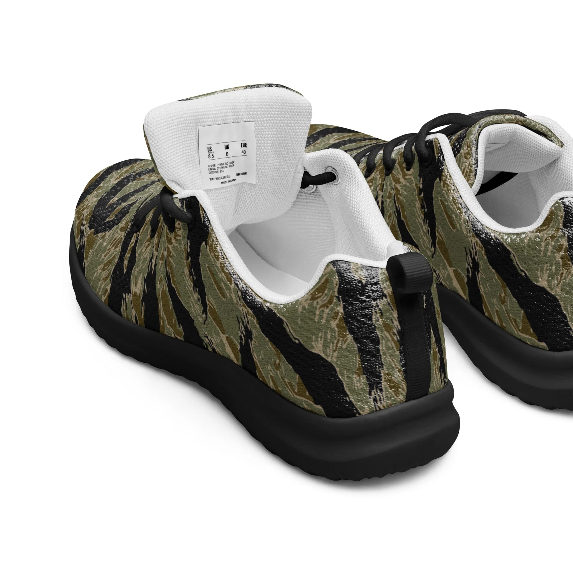 American Tiger Stripe Special Forces Advisor Sparse CAMO Mens Athletic Shoes - Image 9