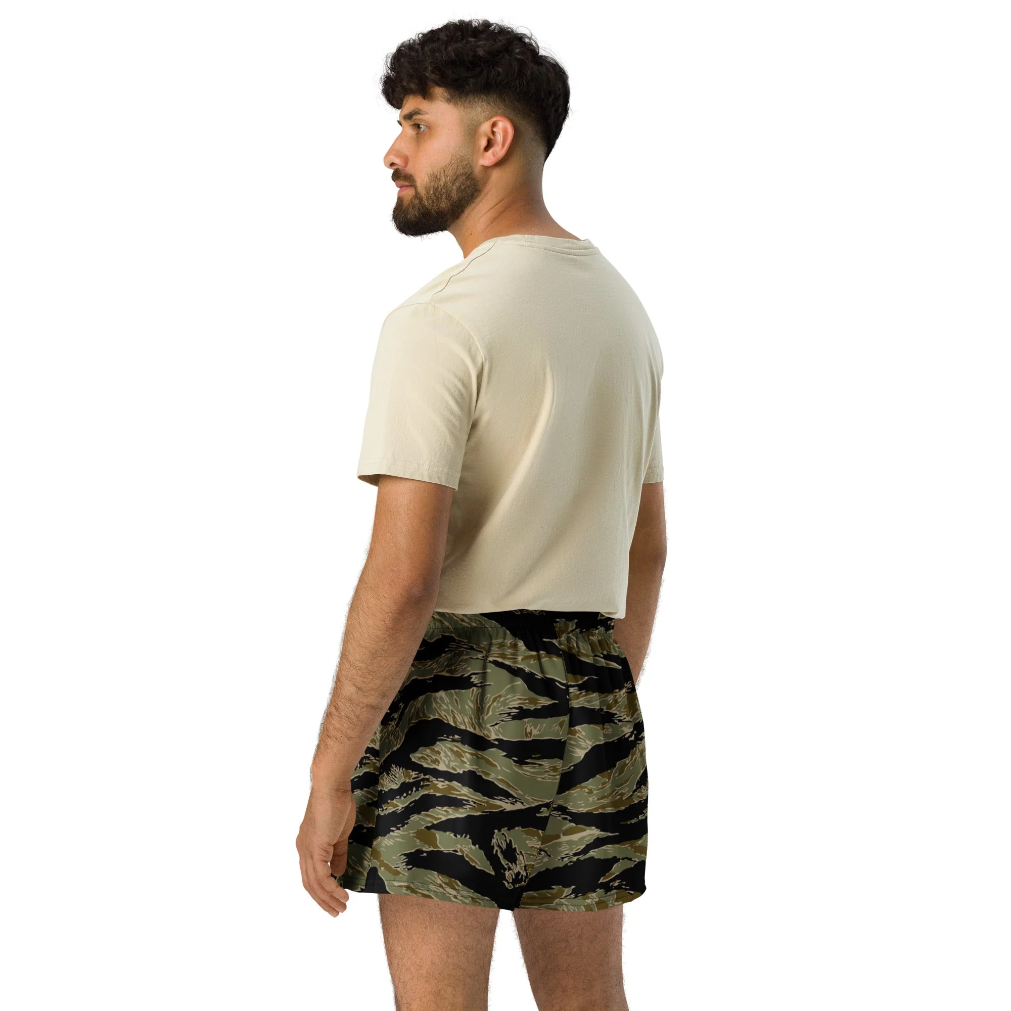 American Tiger Stripe Special Forces Advisor Sparse CAMO Unisex Athletic Shorts - Image 2