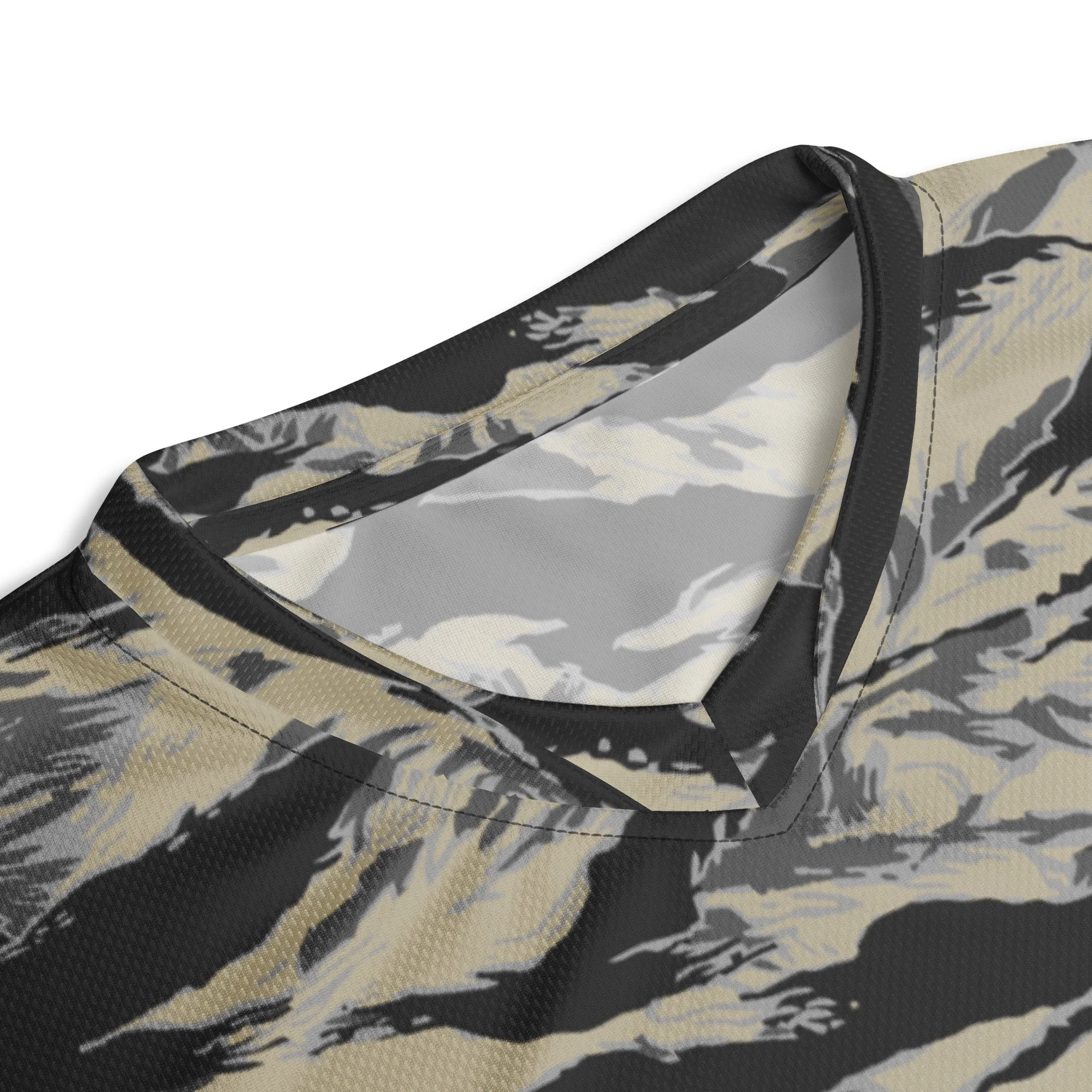 American Tiger Stripe Urban Rubble CAMO Unisex Sports Jersey - Image 11