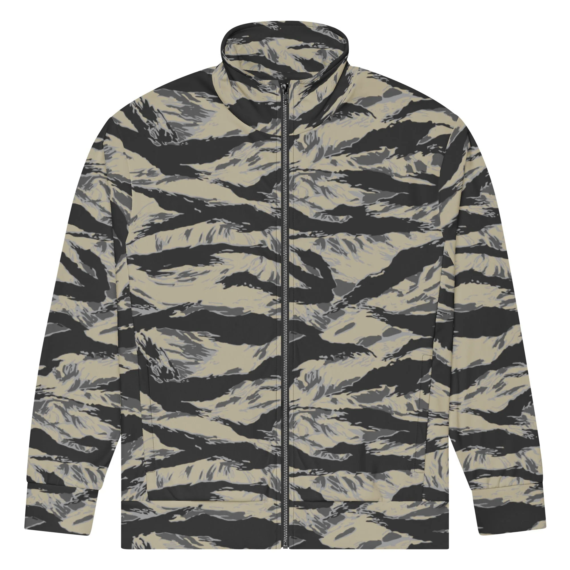 American Tiger Stripe Urban Rubble CAMO Unisex Track Jacket - Image 10