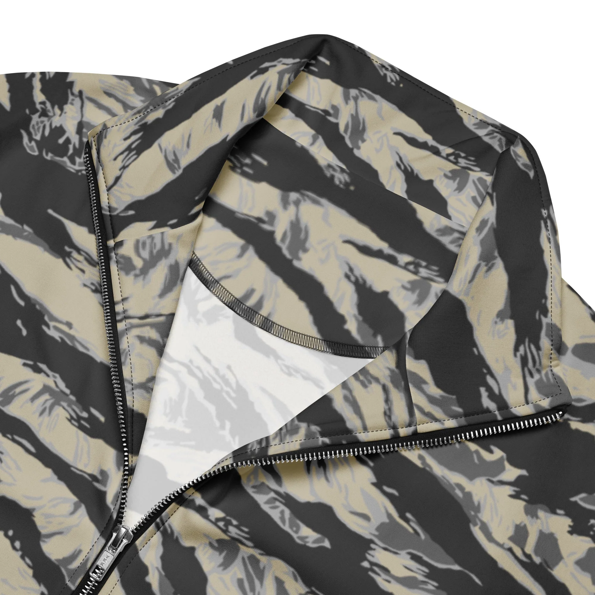 American Tiger Stripe Urban Rubble CAMO Unisex Track Jacket - Image 13