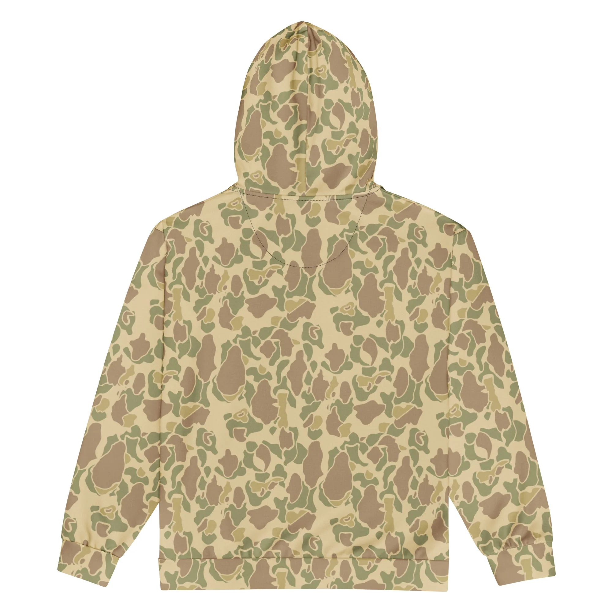 American Frog Skin Beach CAMO Unisex Zip Hoodie - Image 2