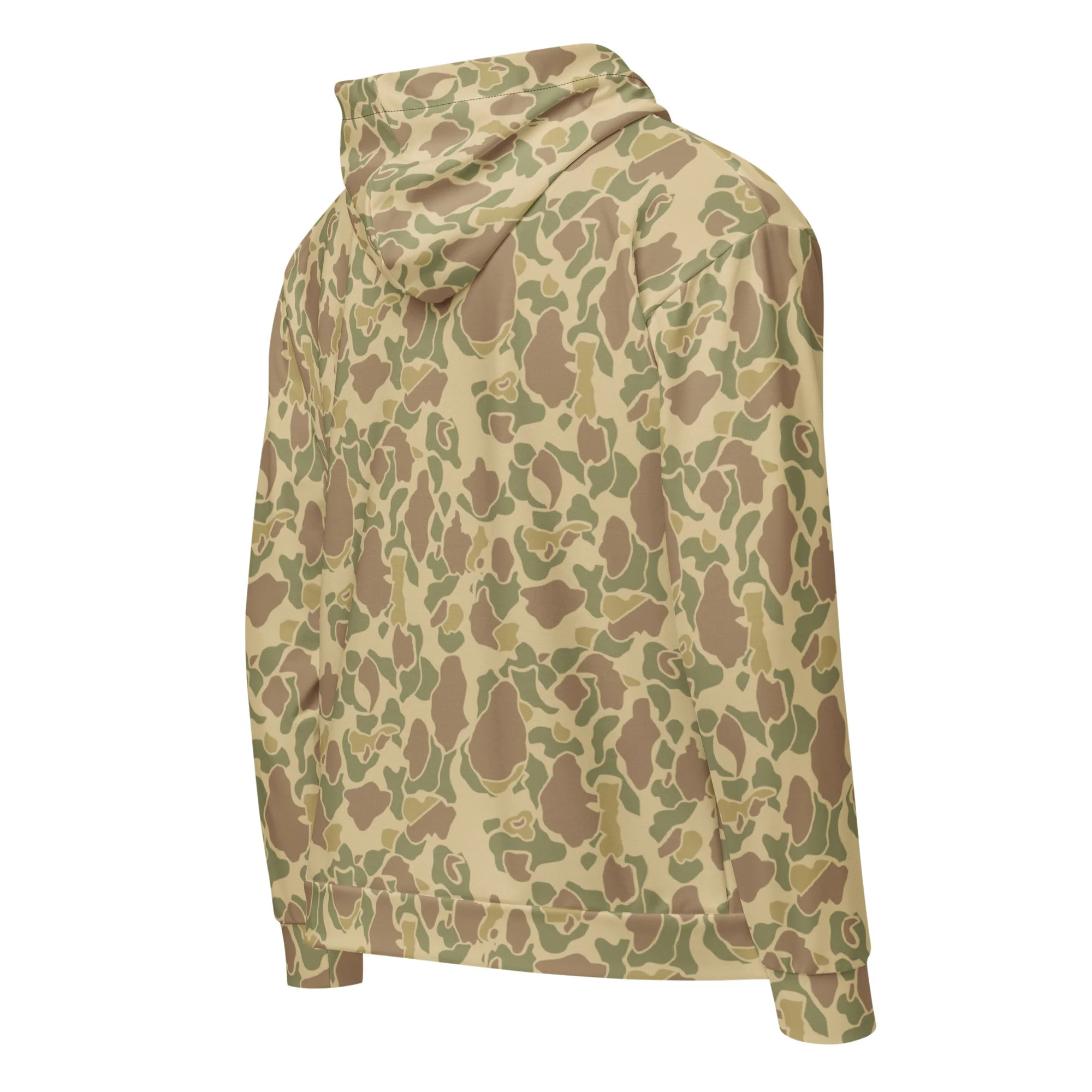 American Frog Skin Beach CAMO Unisex Zip Hoodie - Image 4