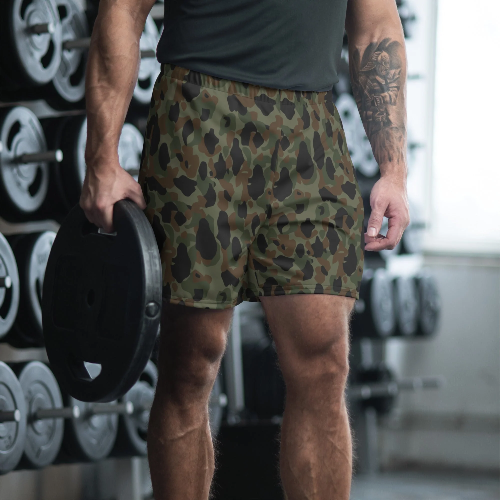 Argentine Frog Skin Marine CAMO Unisex Athletic Long Shorts