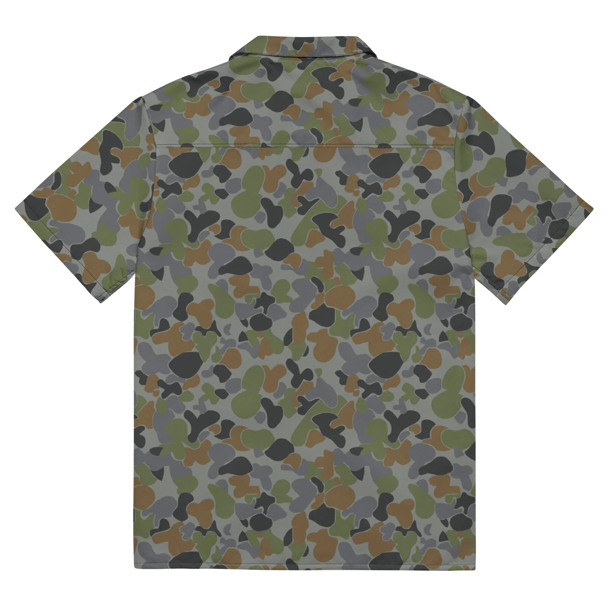 Australian AUSCAM Air Force Disruptive Pattern Uniform (AFDPU) CAMO Unisex Short-Sleeve Button Shirt - Image 5
