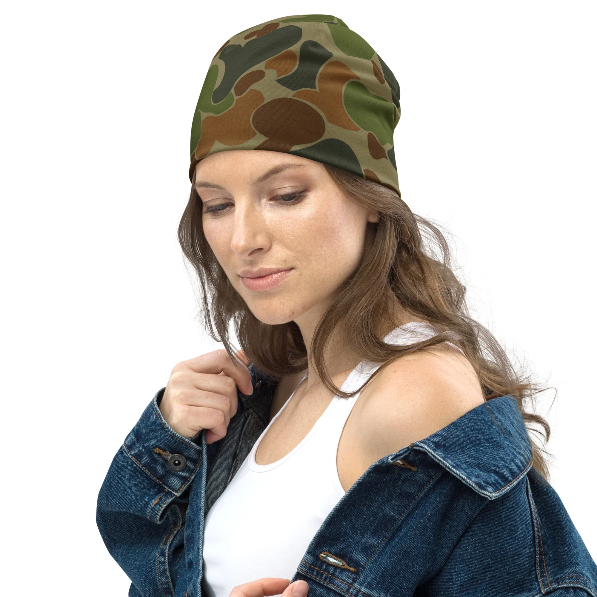 Australian AUSCAM Disruptive Pattern Camouflage Uniform (DPCU) CAMO Beanie - Image 6