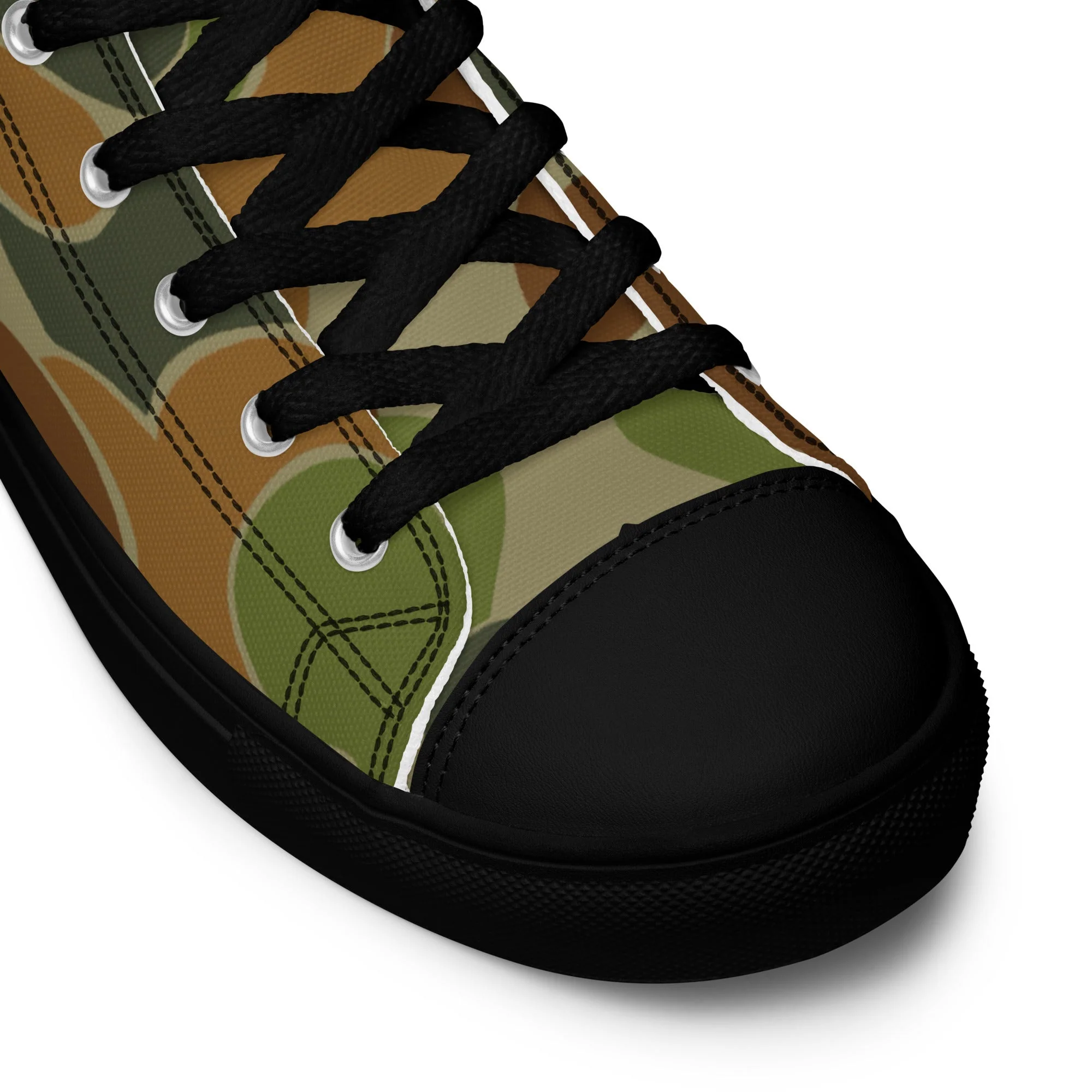 Australian AUSCAM Disruptive Pattern Camouflage Uniform (DPCU) CAMO Mens High-Top Canvas Shoes - Image 4