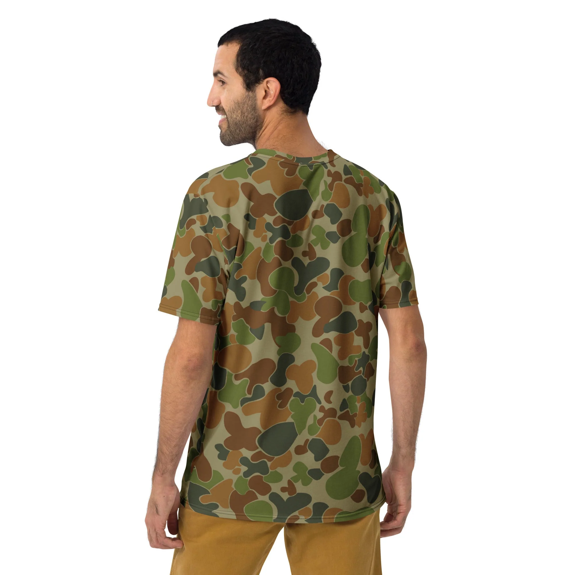 Australian AUSCAM Disruptive Pattern Camouflage Uniform (DPCU) CAMO Mens T-Shirt - Image 4